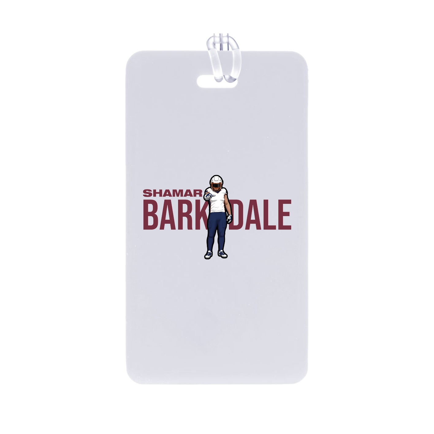 Bag Tag — Player Name in Classic