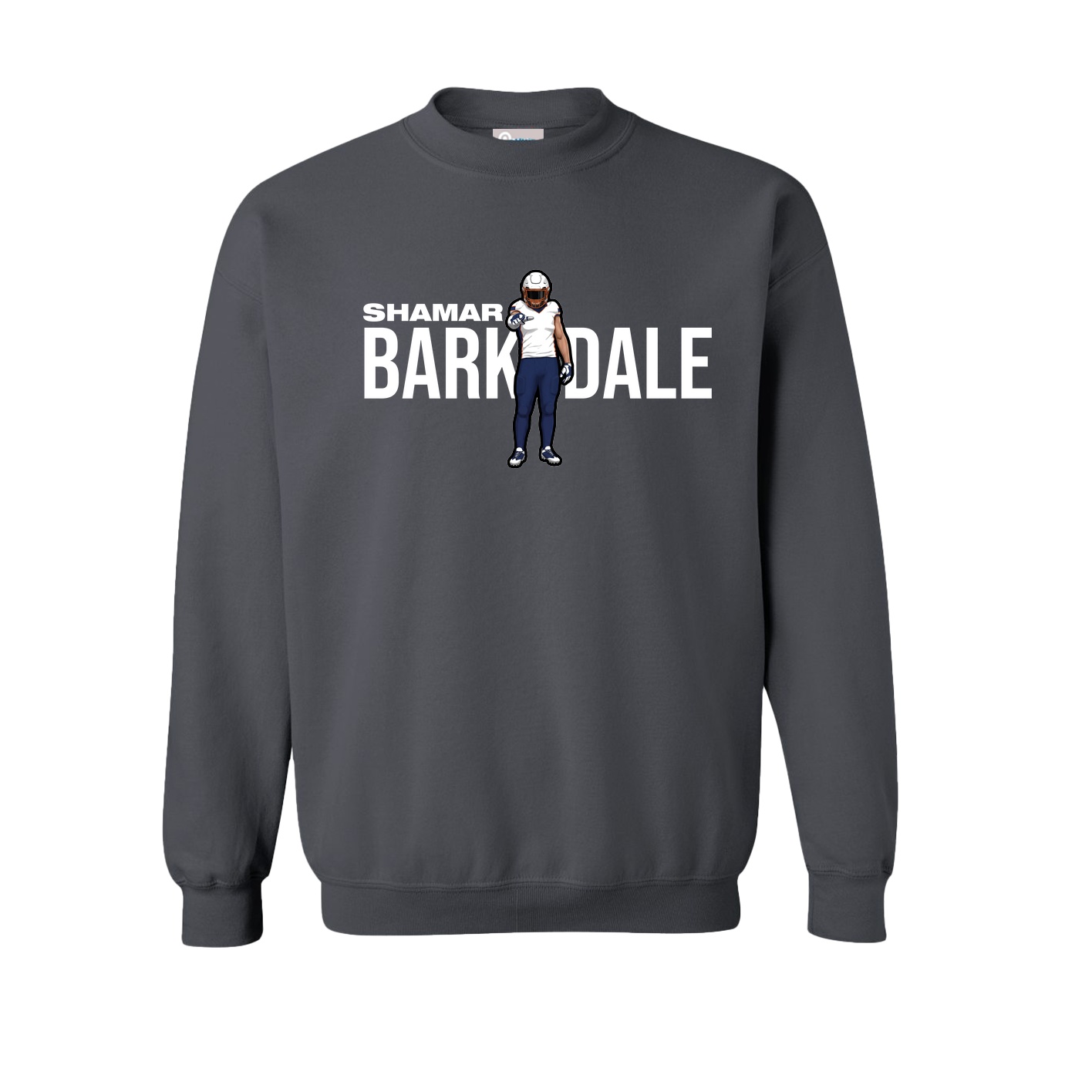 Fleece Crew — Player Name in Grey