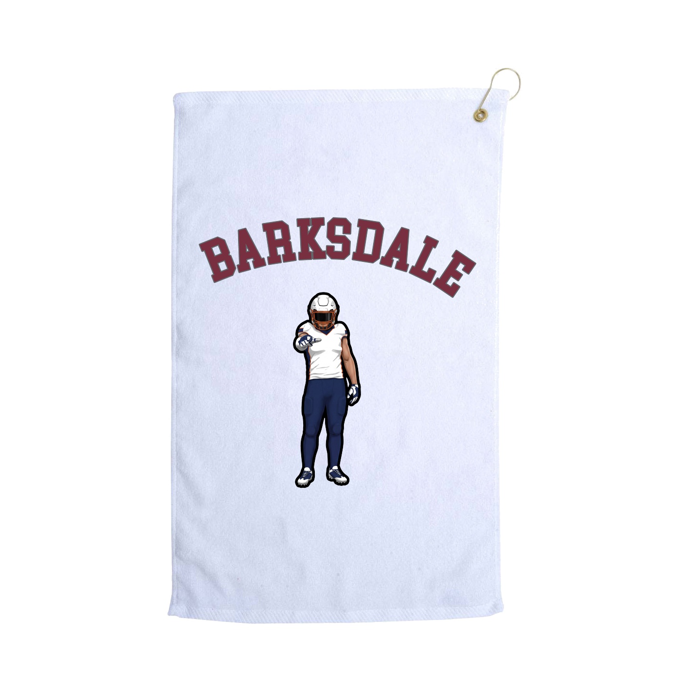 Golf Towel — Shirsey Arch in White