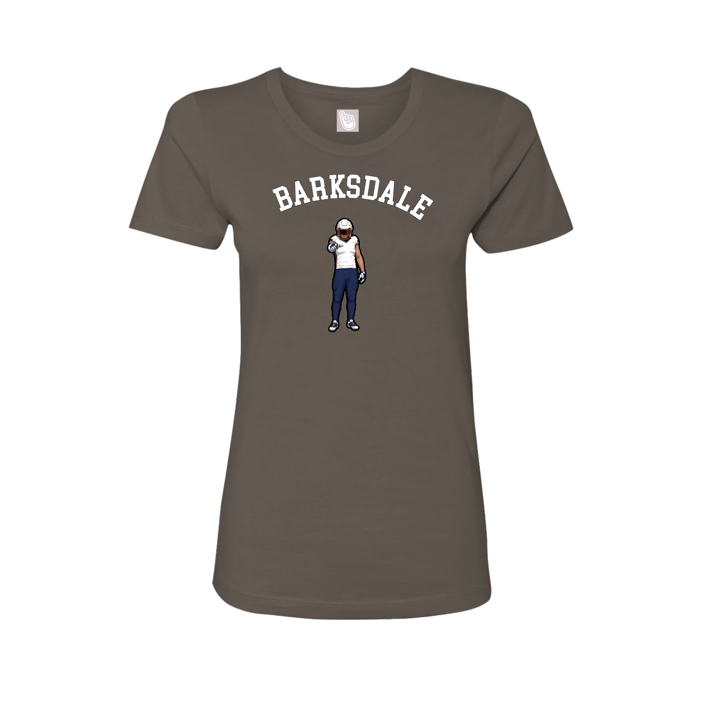 Fitted Women's Tee — Shirsey Arch in Grey