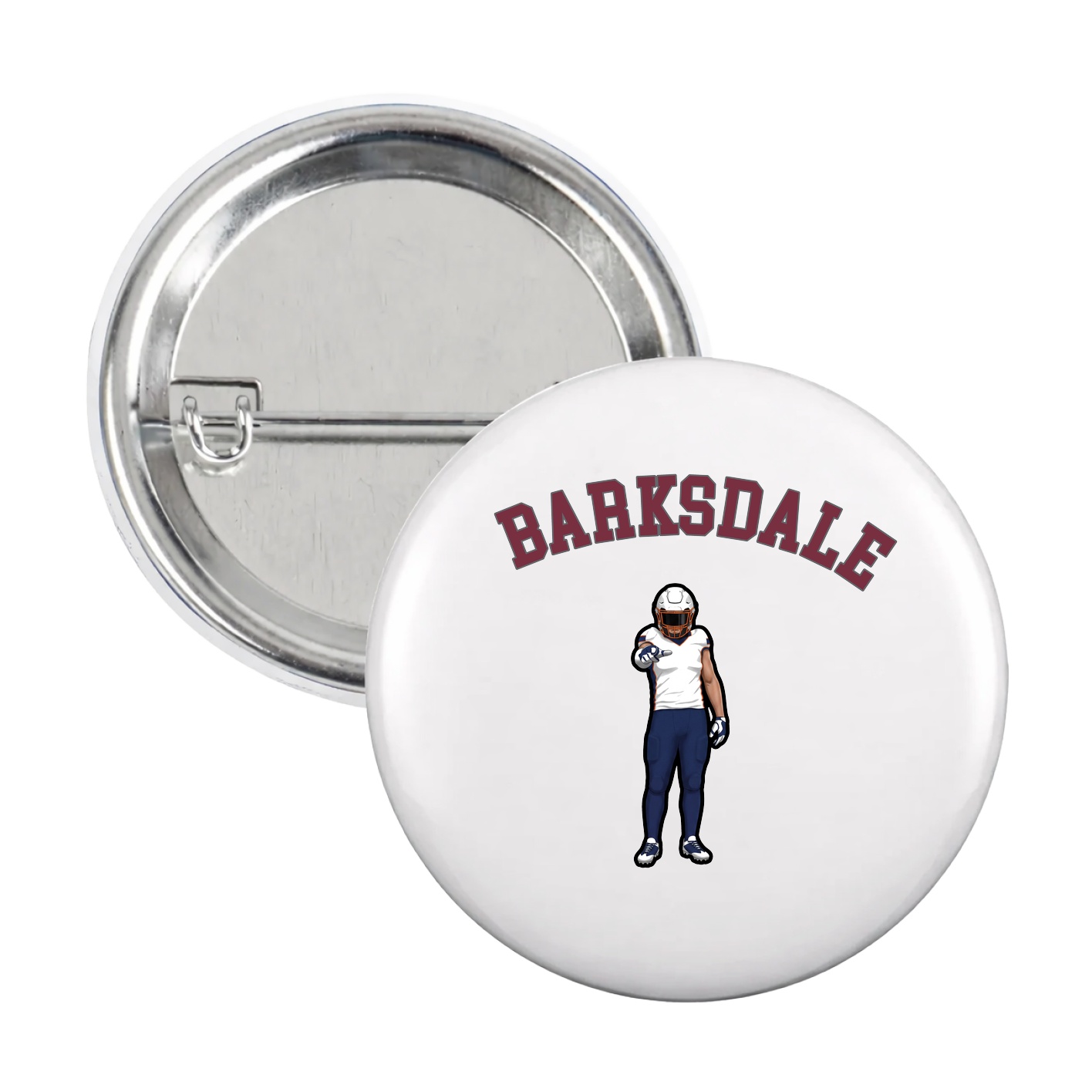 Game Day Button — Shirsey Arch in White