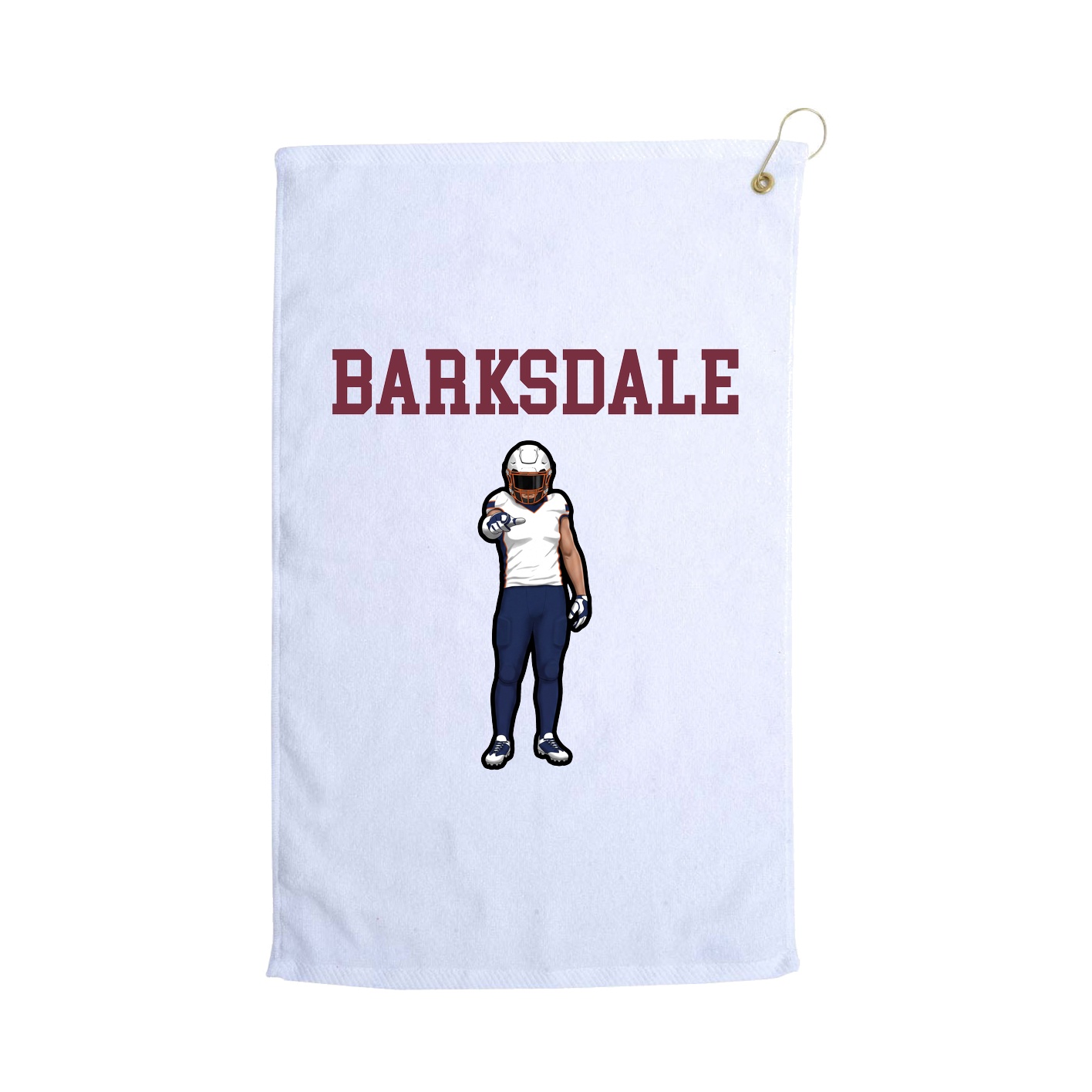 Golf Towel — Shirsey in White
