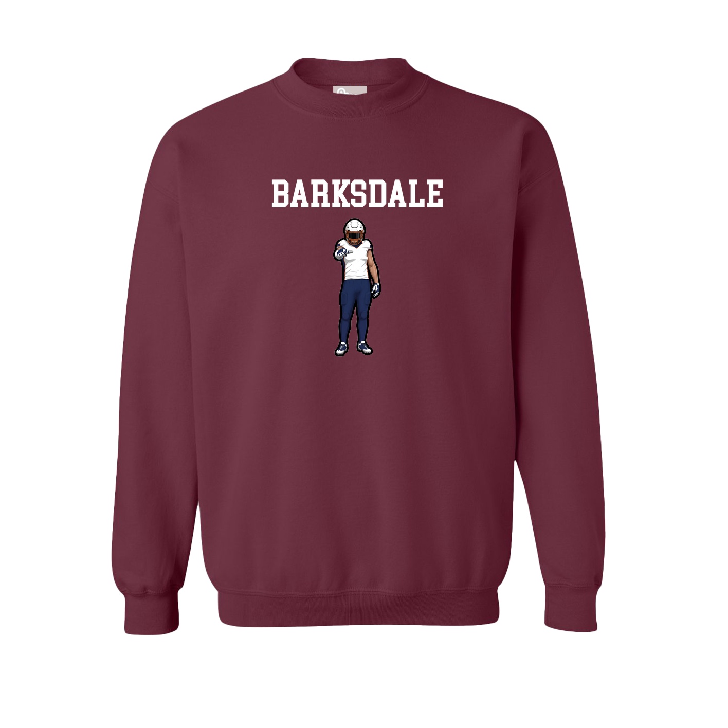 Fleece Crew — Shirsey in Maroon