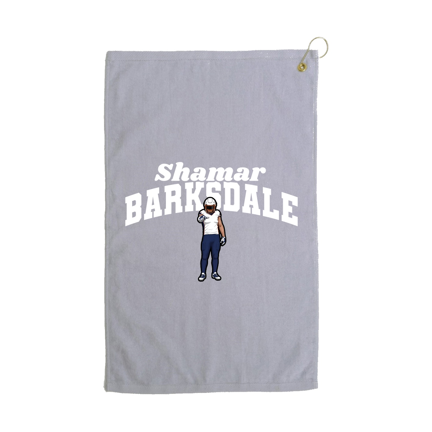 Golf Towel — Signature Arch in Grey