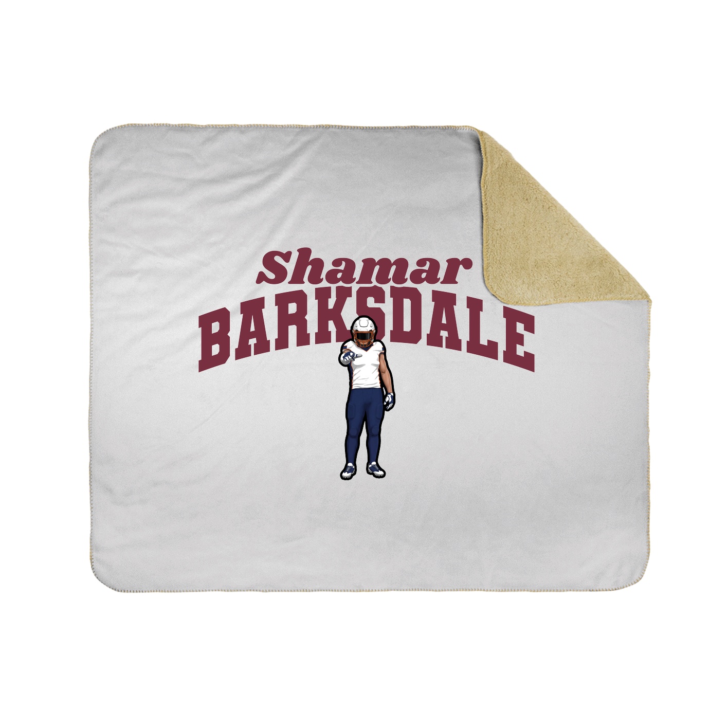 Throw Blanket — Signature Arch in White