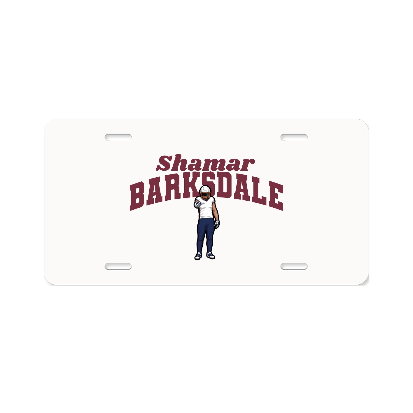License Plate — Signature Arch in Classic