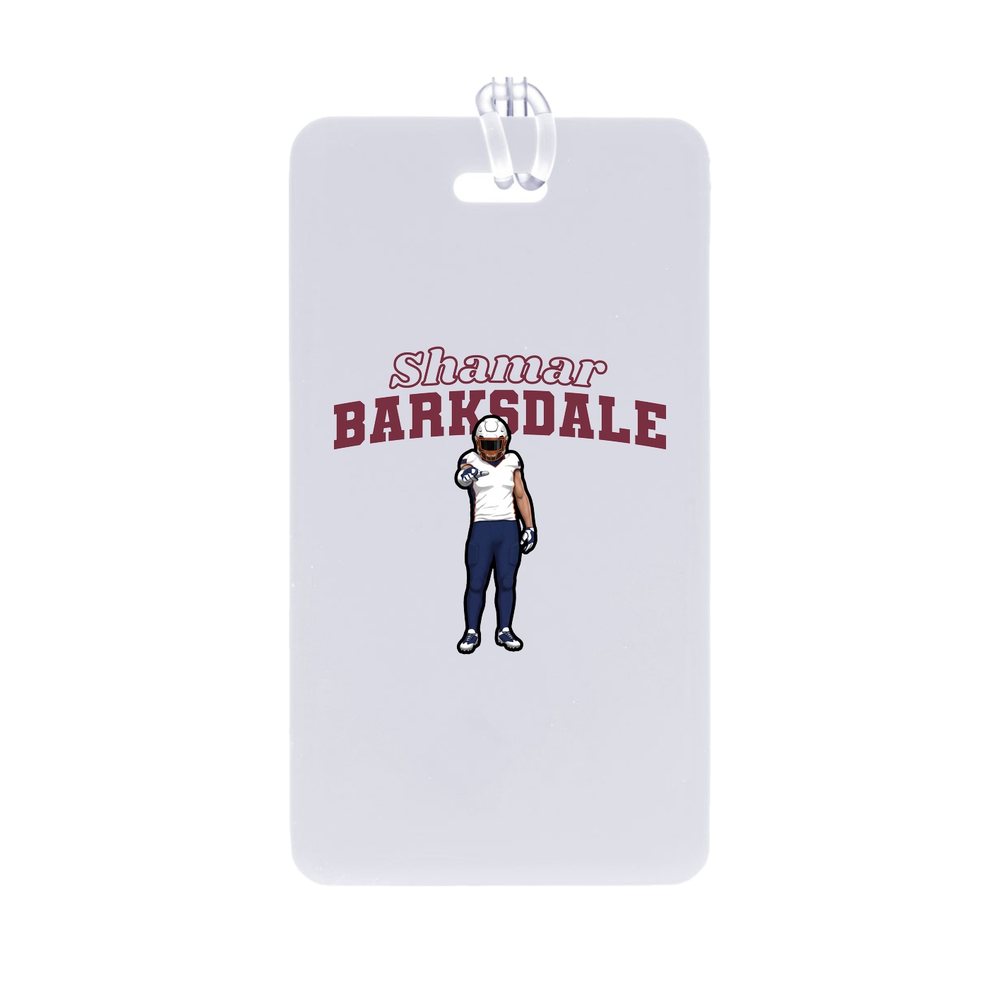 Bag Tag — Name Arch in Classic