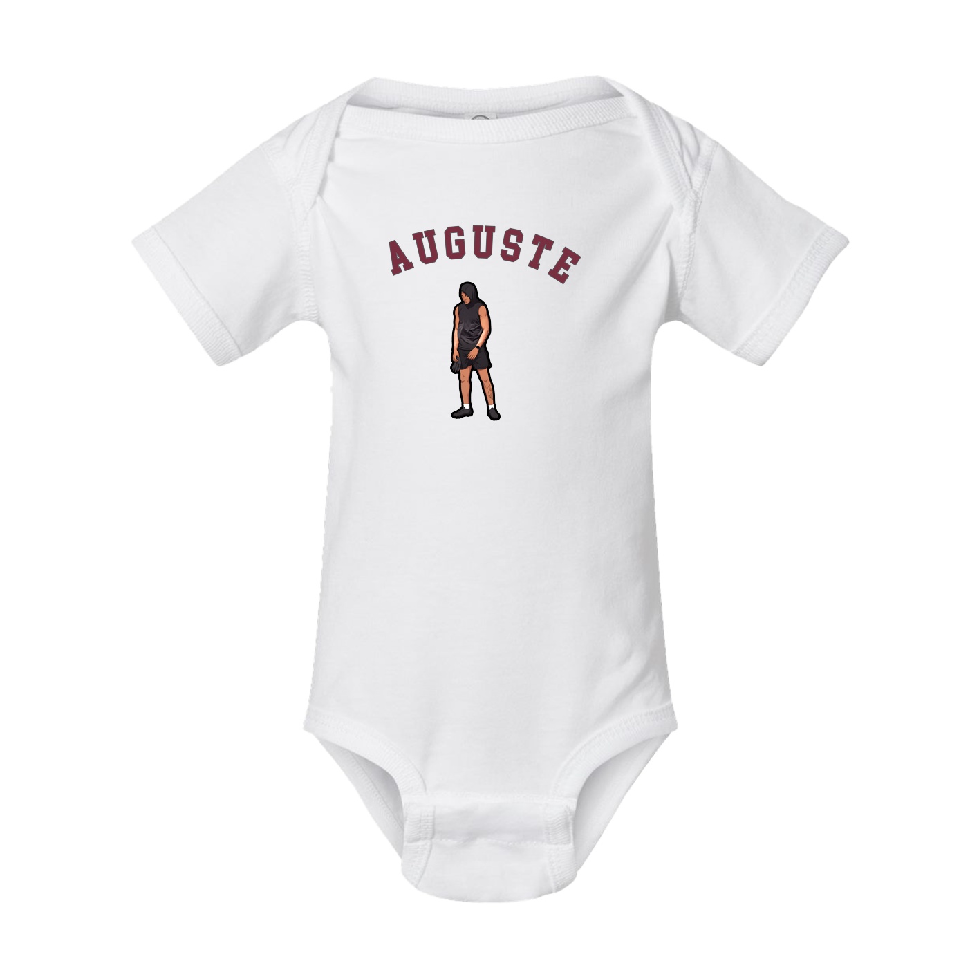 Baby Onesie — Shirsey Arch in White
