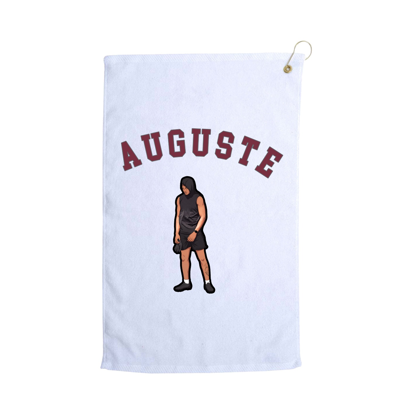 Golf Towel — Shirsey Arch in White