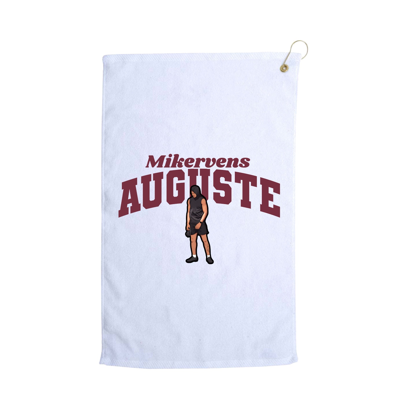Golf Towel — Signature Arch in White