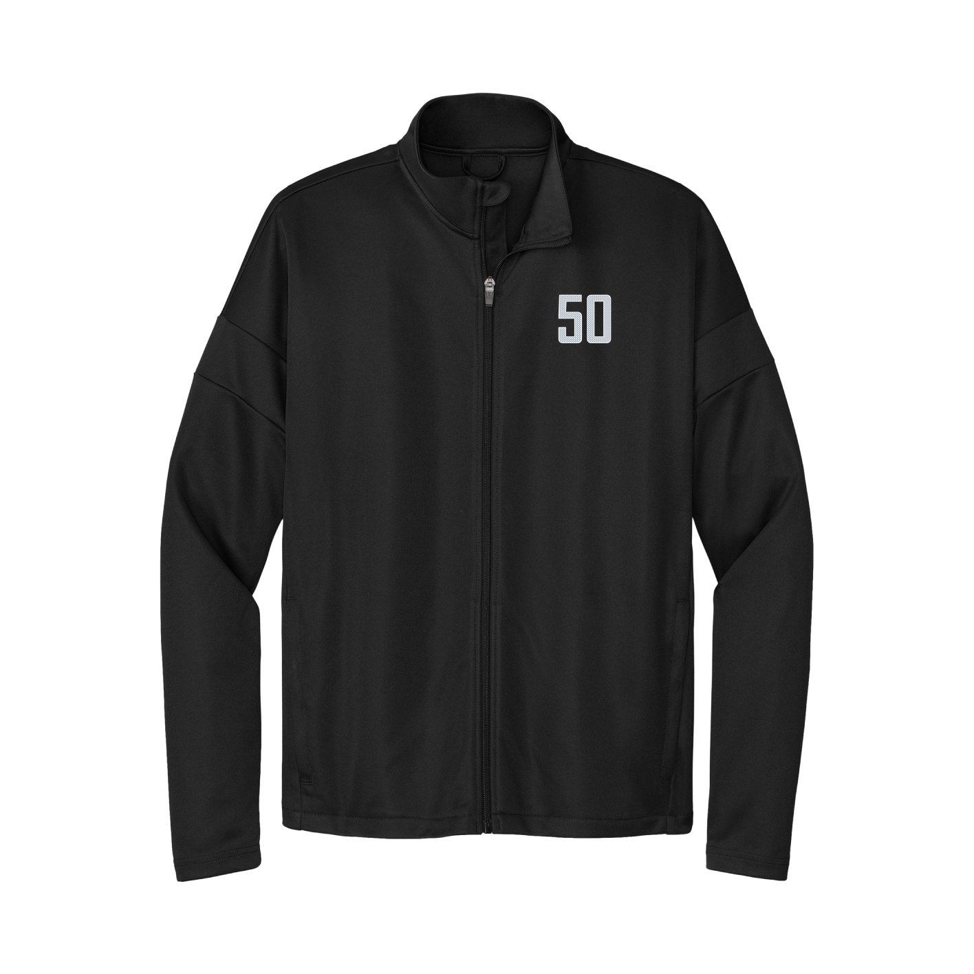 Team Travel Full-Zip Jacket — Front Shirsy in Black