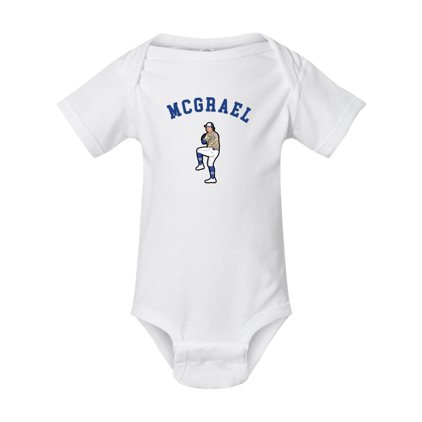 Baby Onesie — Shirsey Arch in White