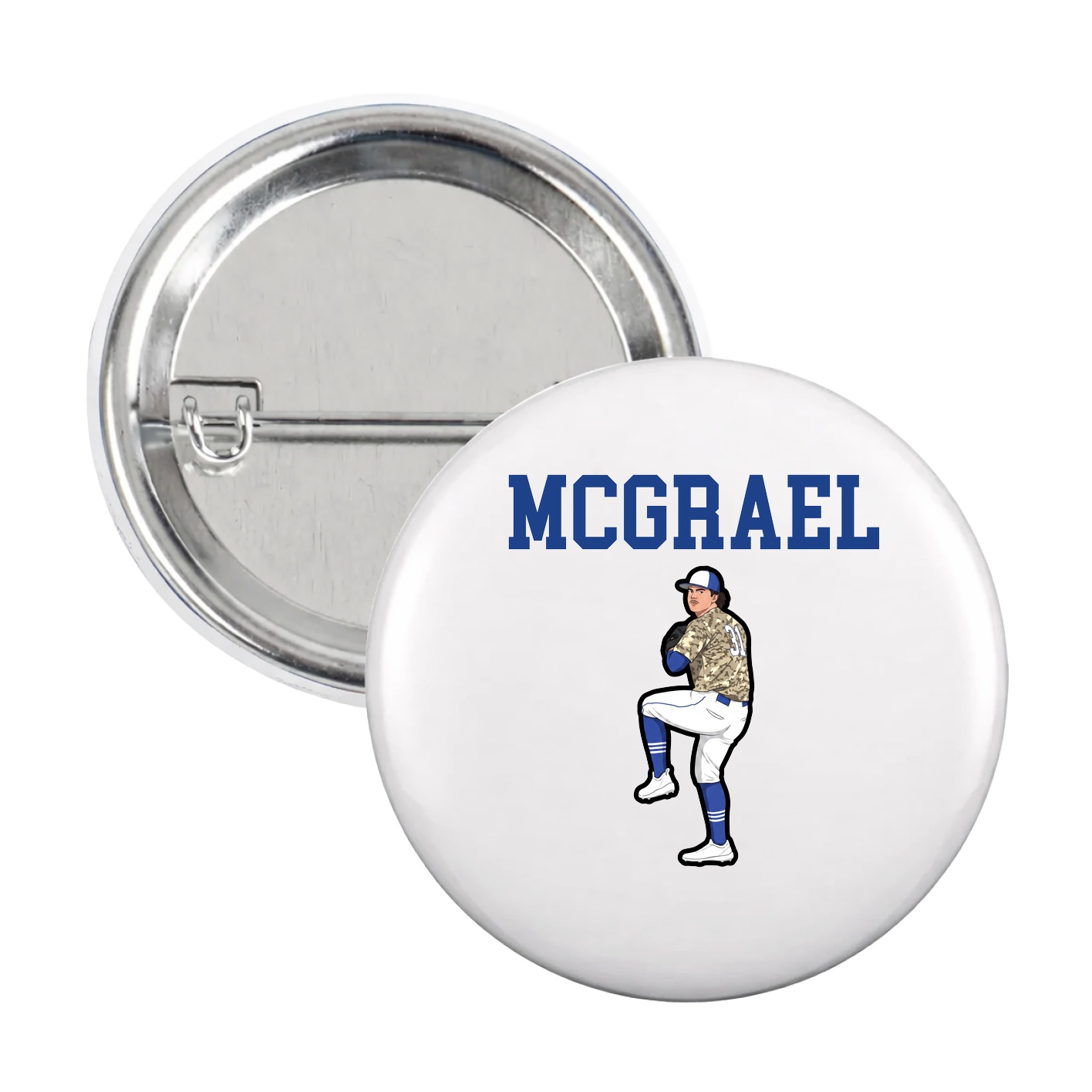 Game Day Button — Shirsey in White