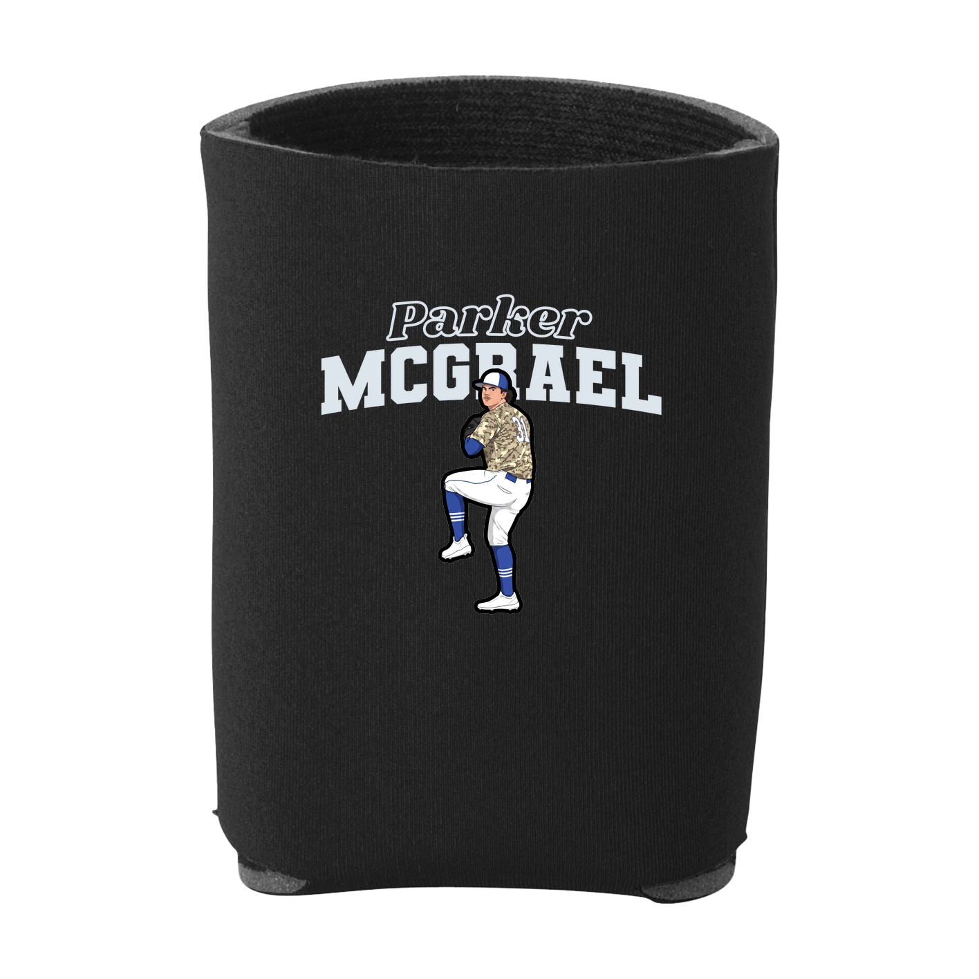 Can Holder — Name Arch in Black