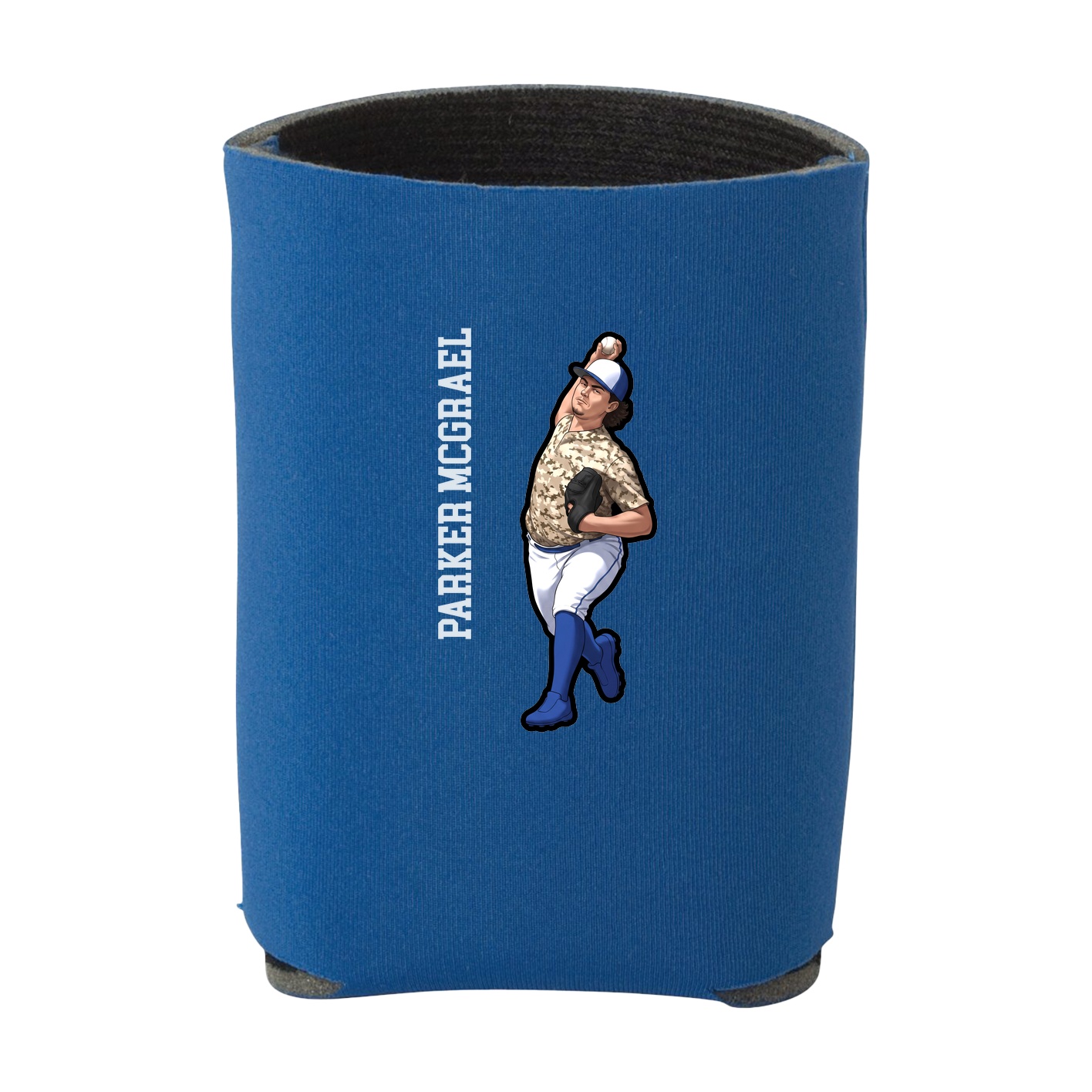 Can Holder — Name Vertical in Royal