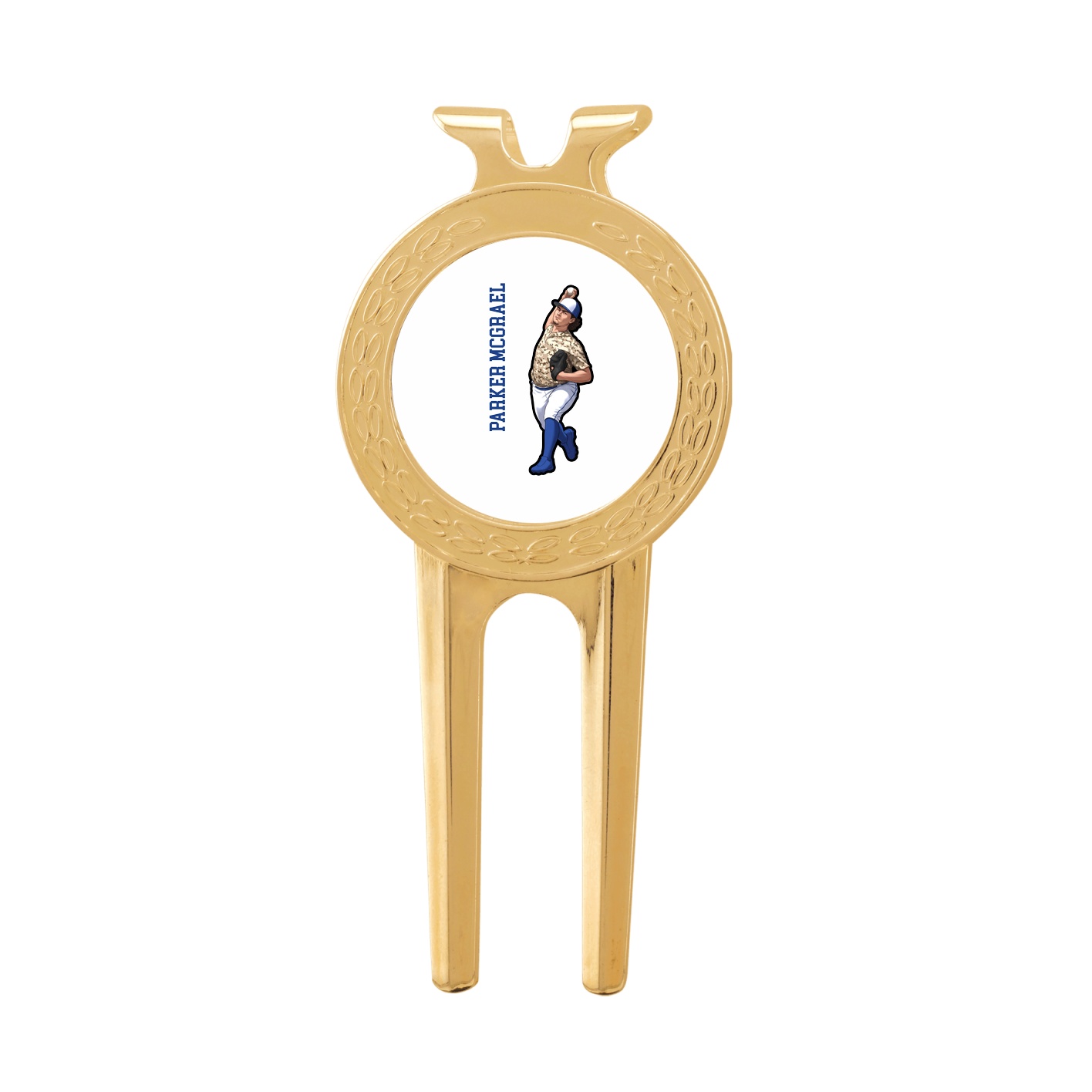 Divot Tool with Ball Marker — Name Vertical in Classic