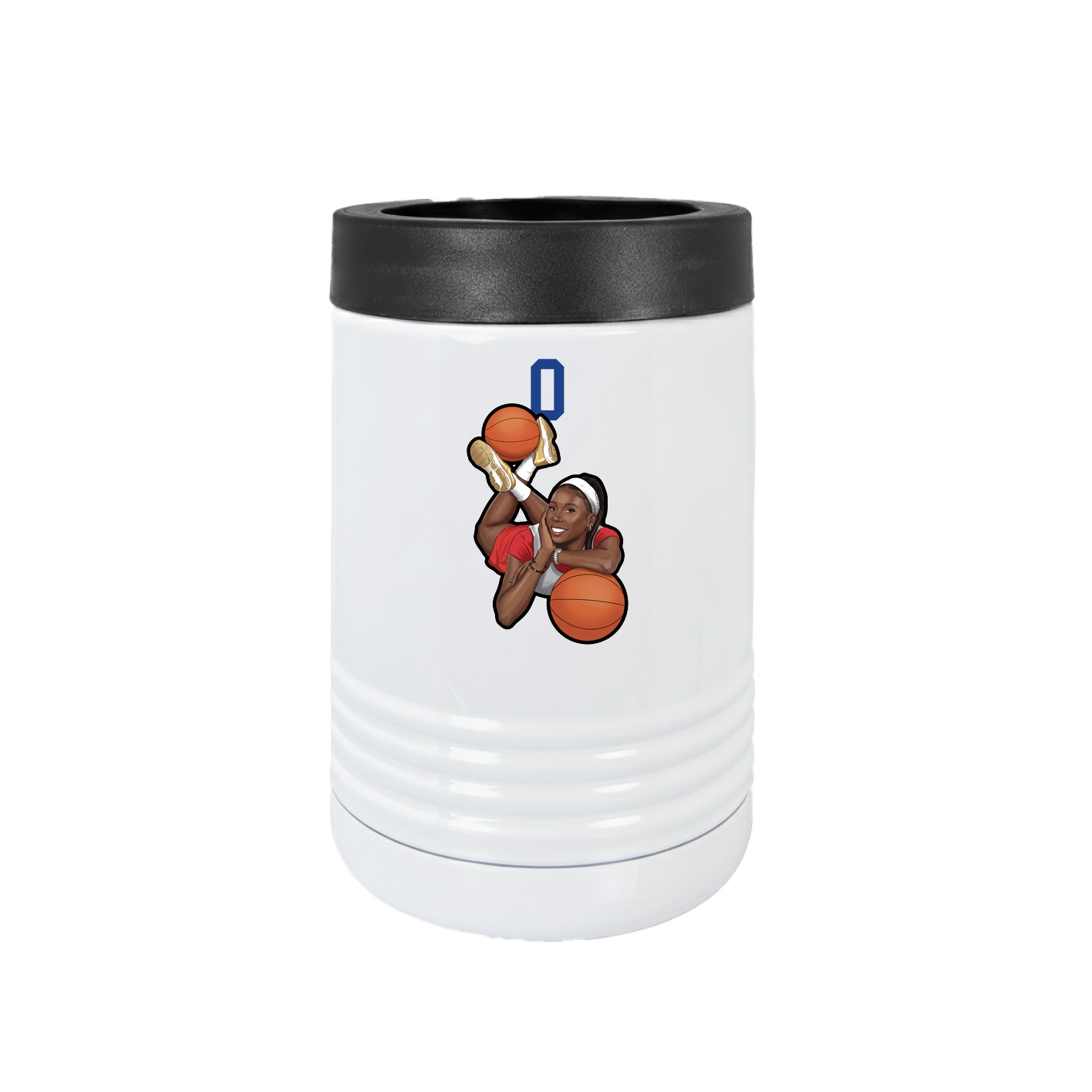Beverage Holder — Number Top in White