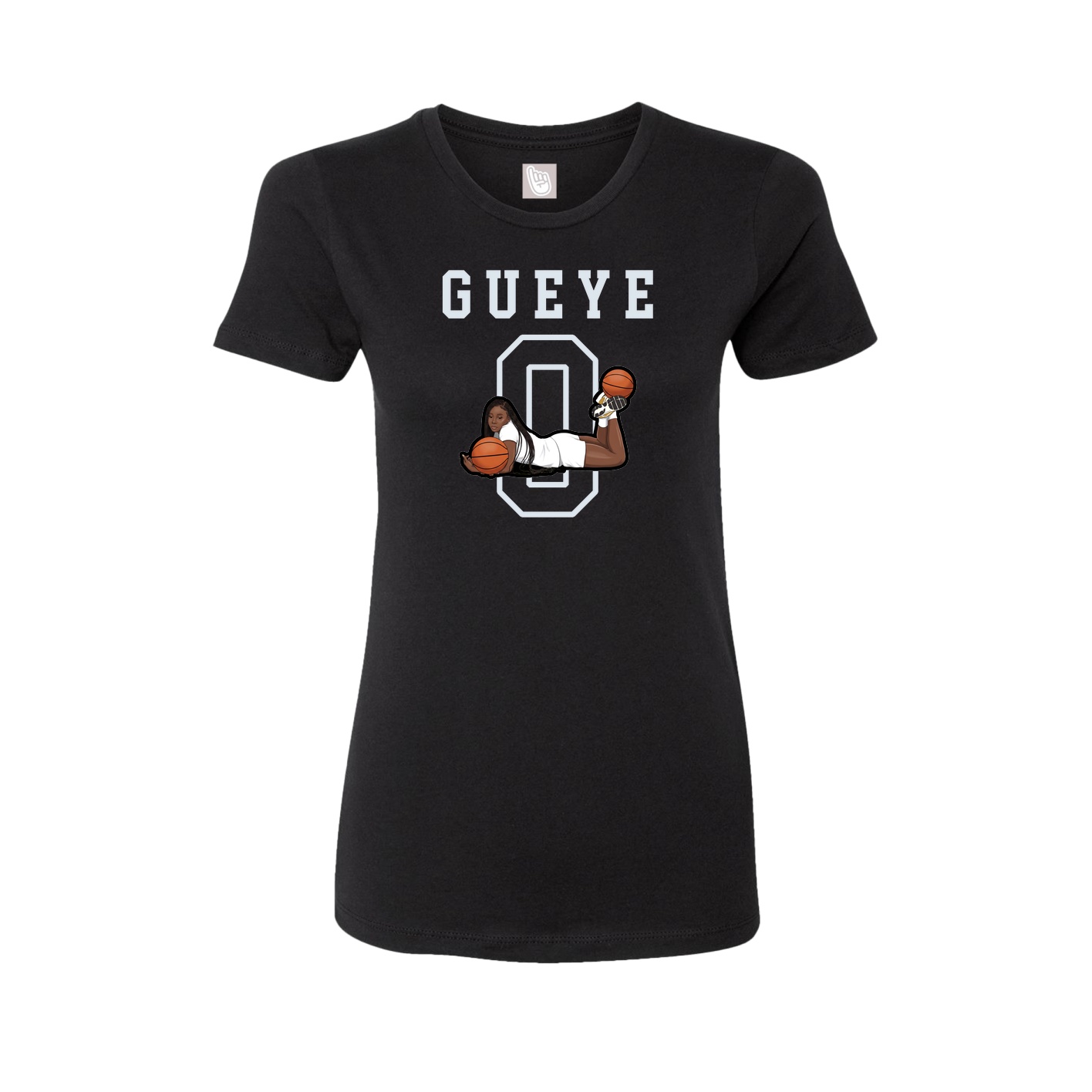 Fitted Women's Tee — Shirsey in Black