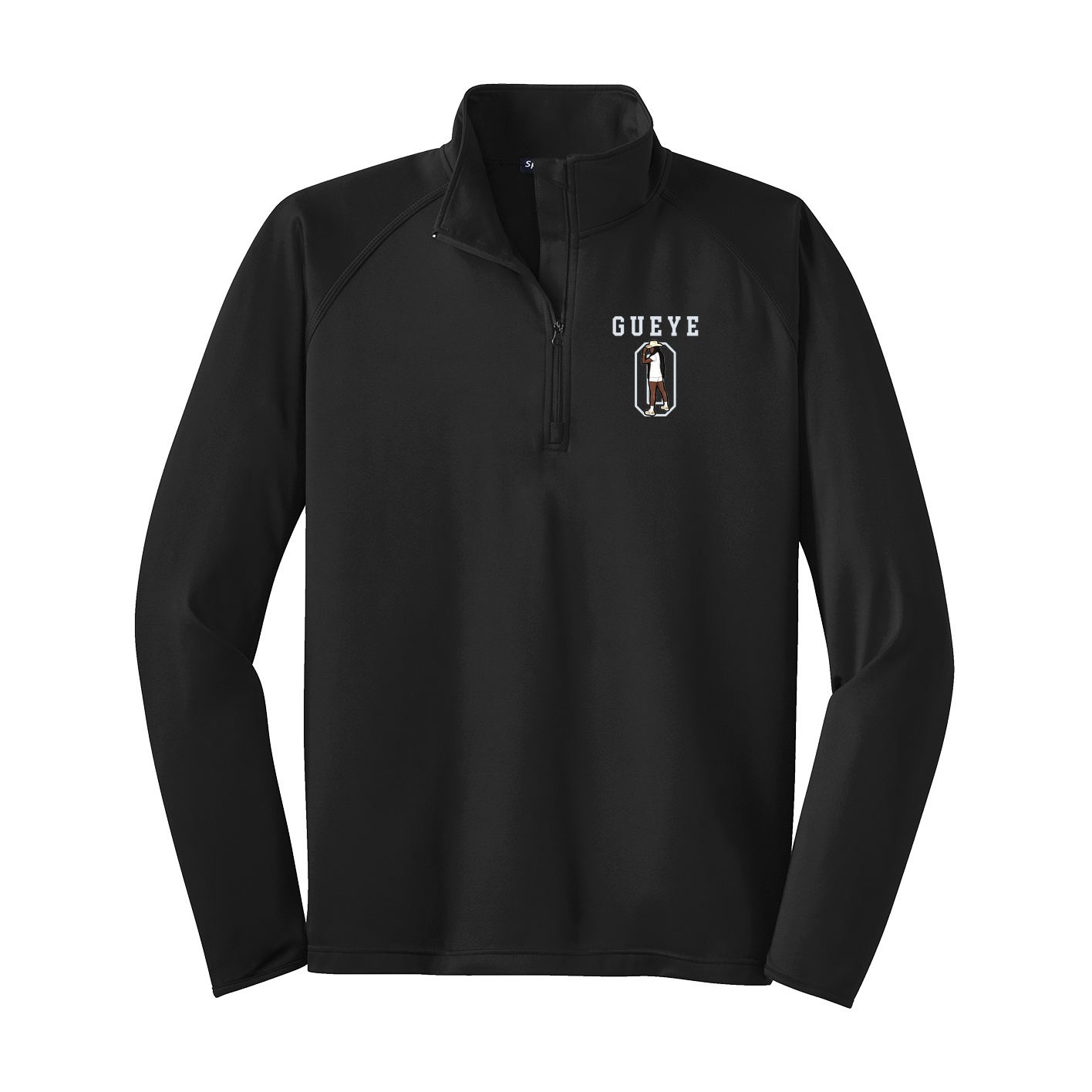 Q-Zip Pullover — Shirsey in Black