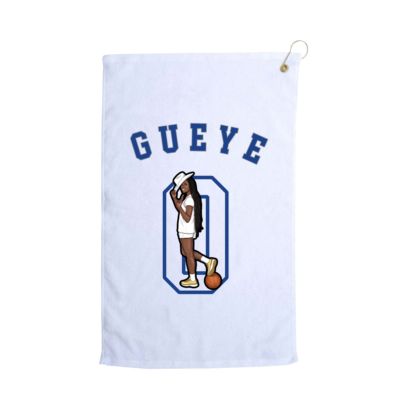 Golf Towel — Shirsey Arch in White