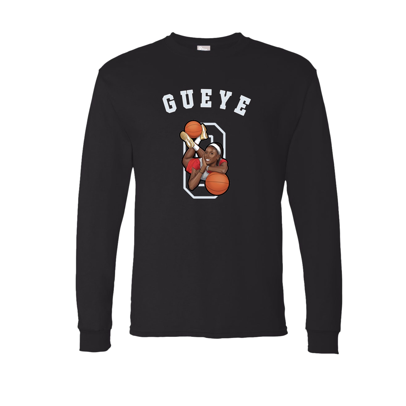 Long Sleeve Tee — Shirsey Arch in Black