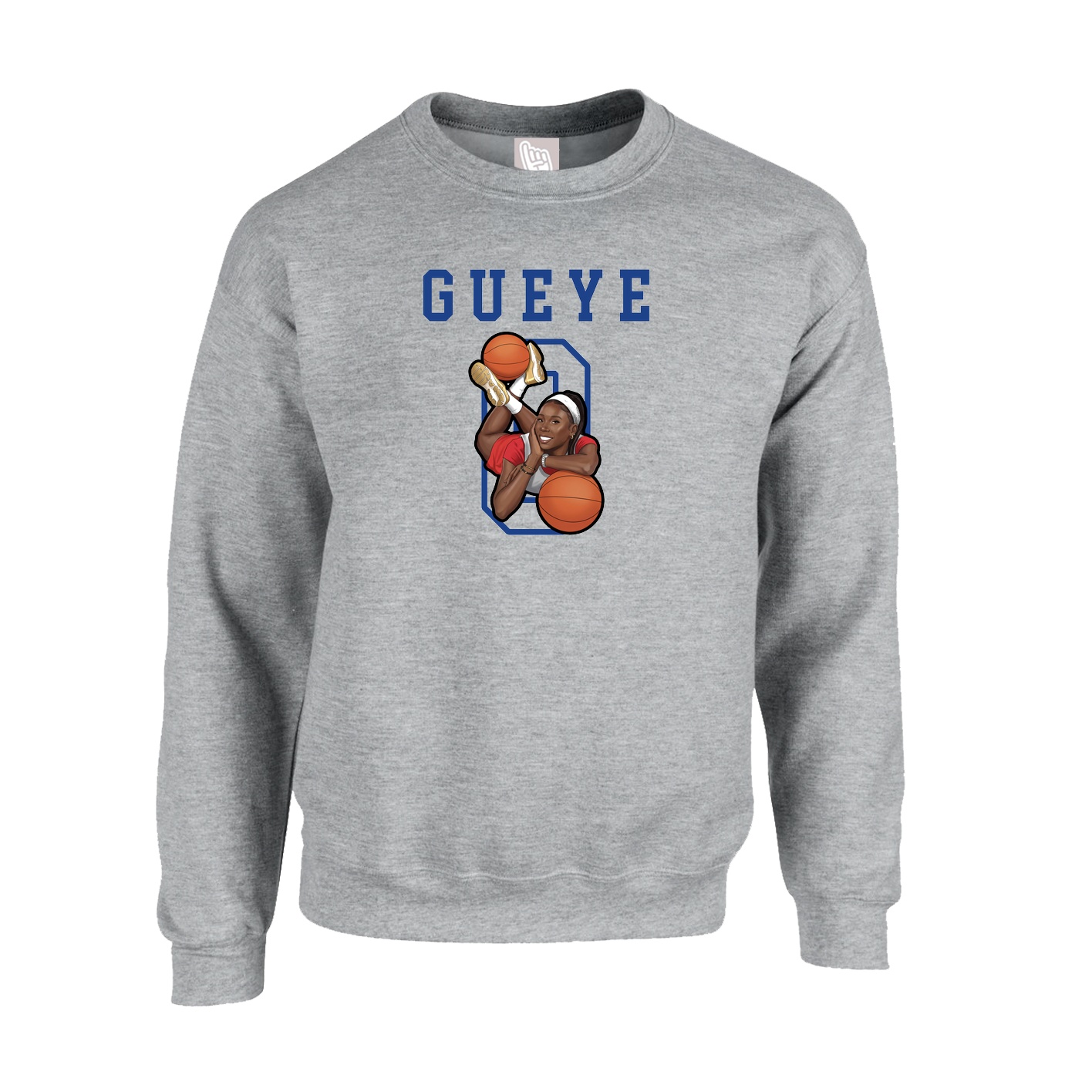 Fleece Crew — Shirsey in Grey