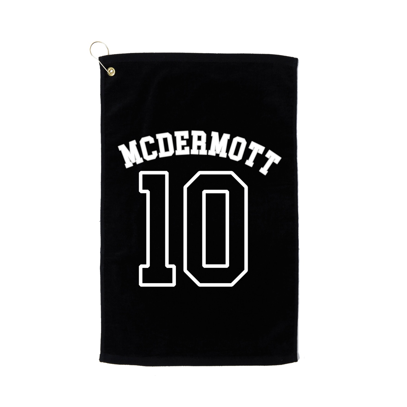 Golf Towel — Shirsey Arch in Black