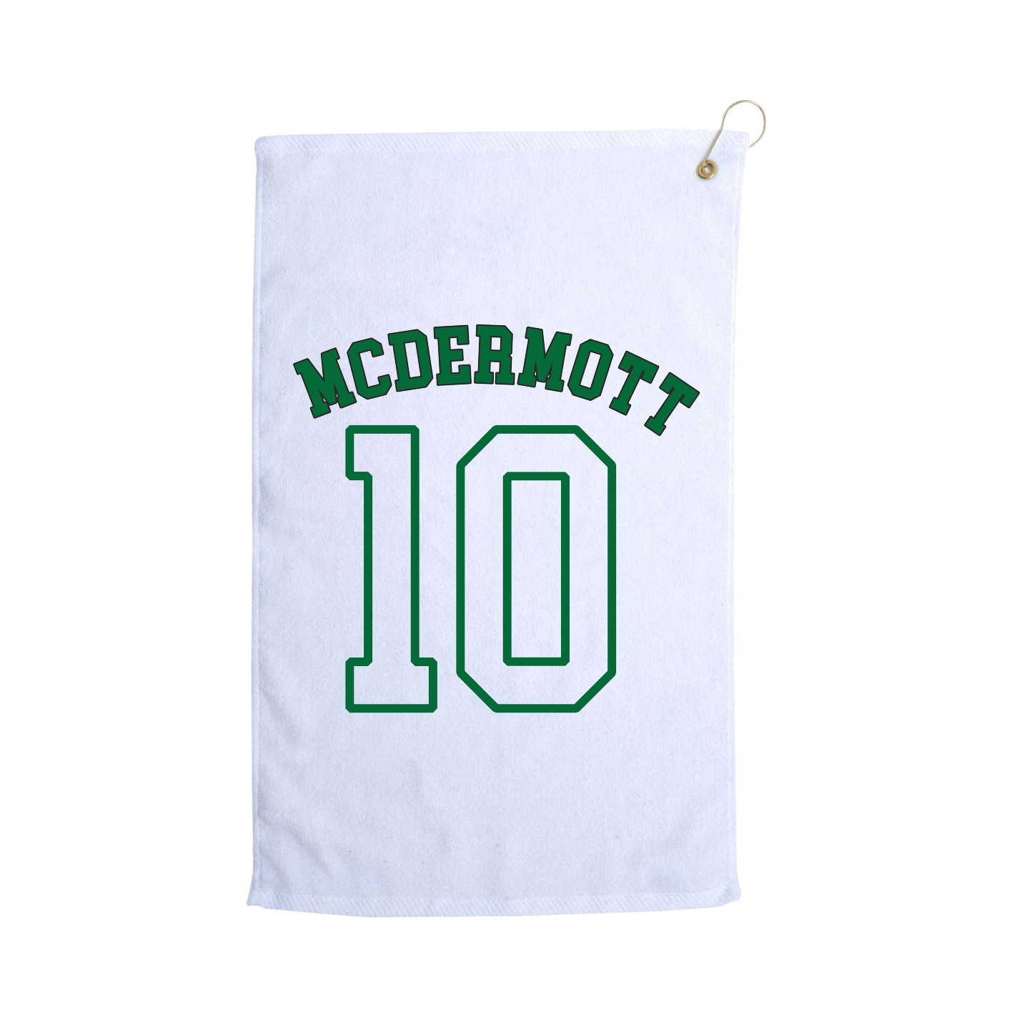 Golf Towel — Shirsey Arch in White