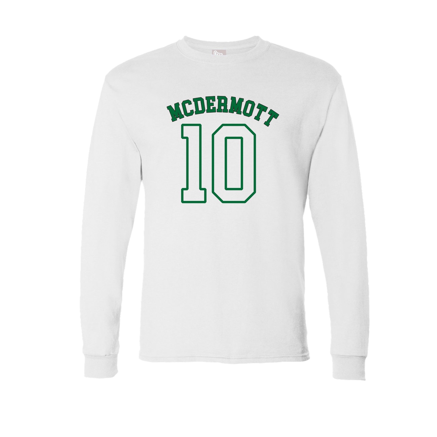 Long Sleeve Tee — Shirsey Arch in White