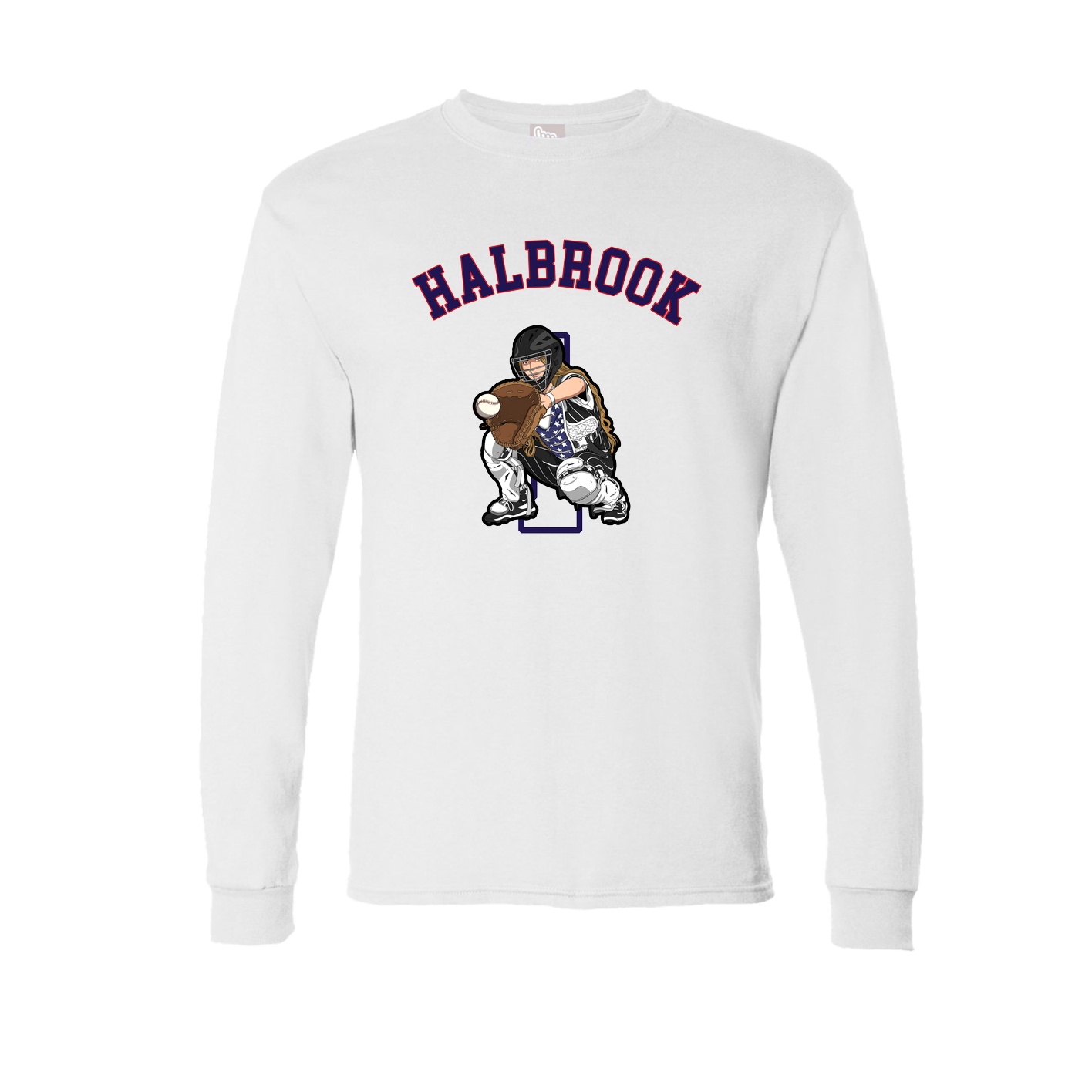 Long Sleeve Tee — Shirsey Arch in White