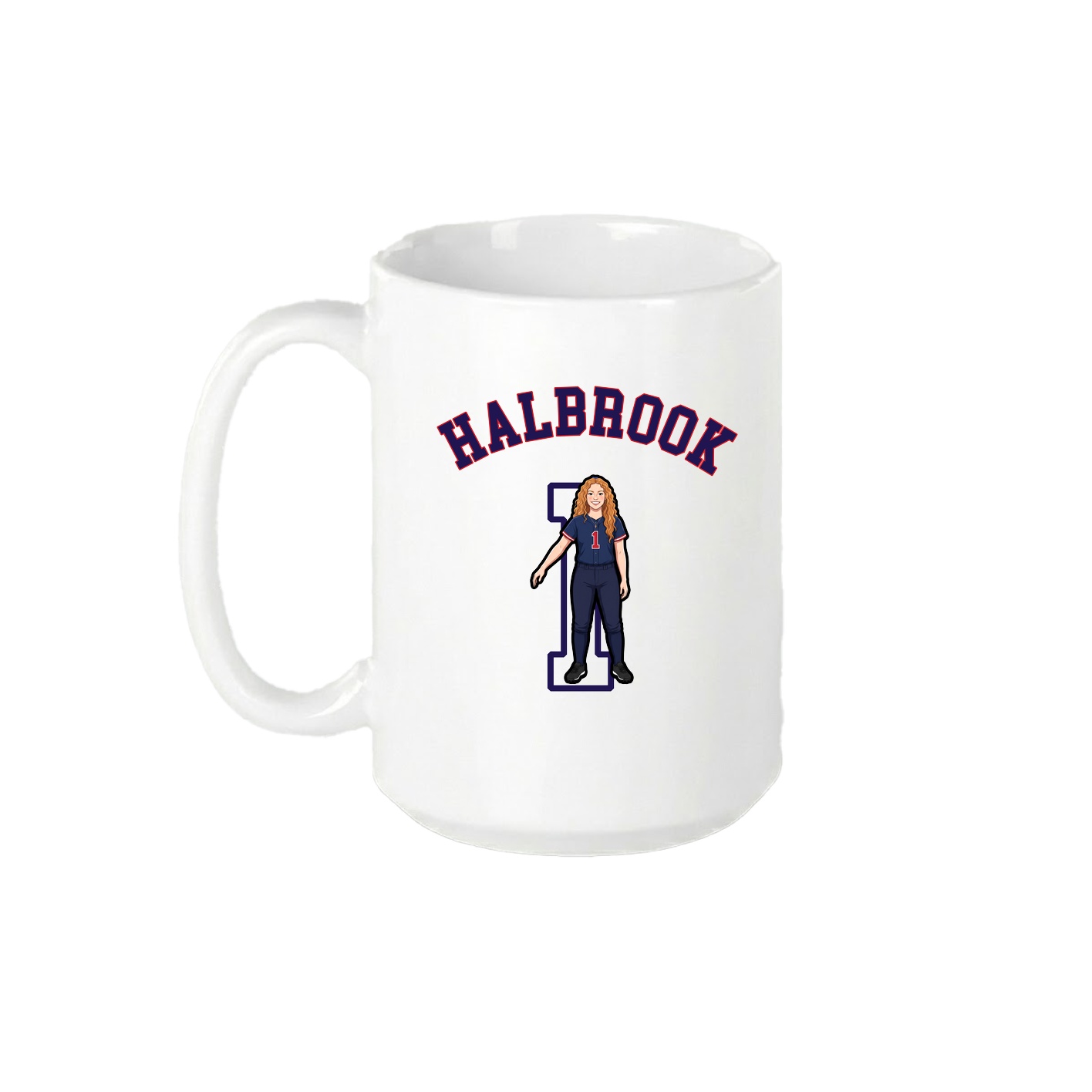 15oz Coffee Mug — Shirsey Arch in White