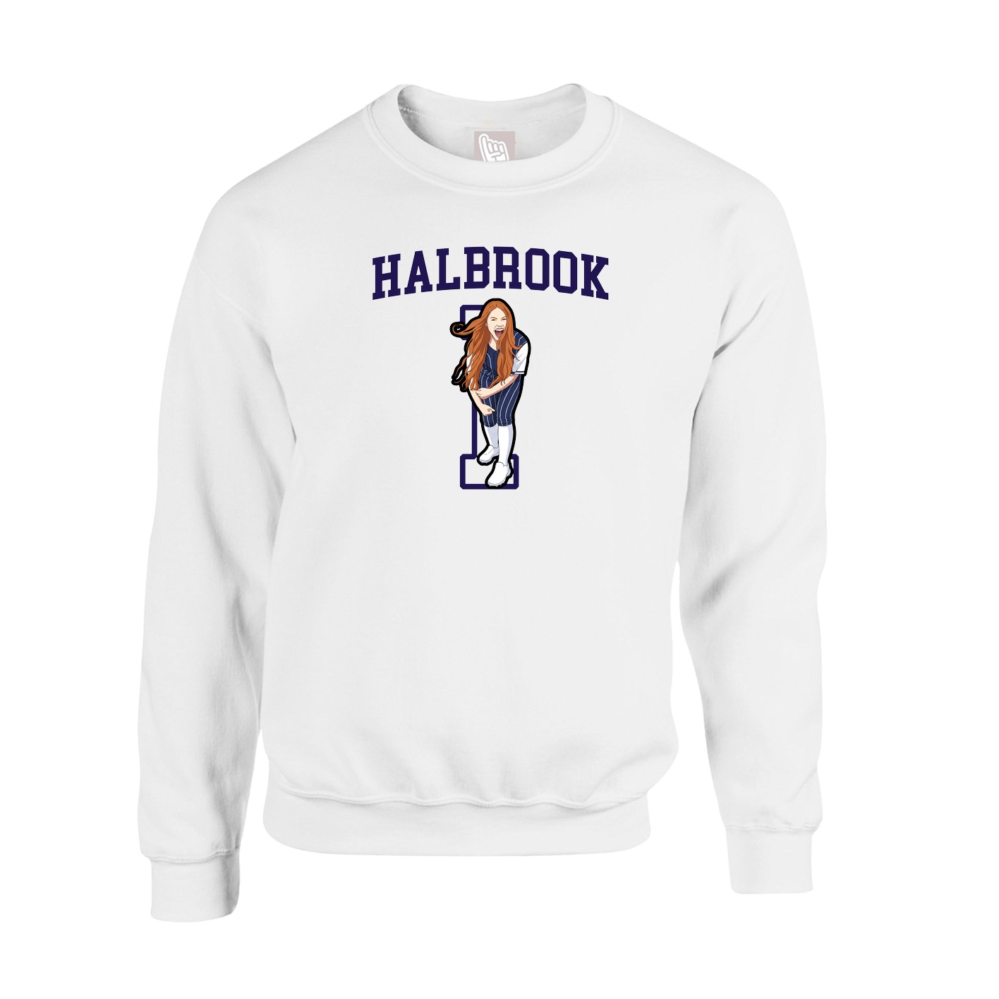 Fleece Crew — Shirsey in White