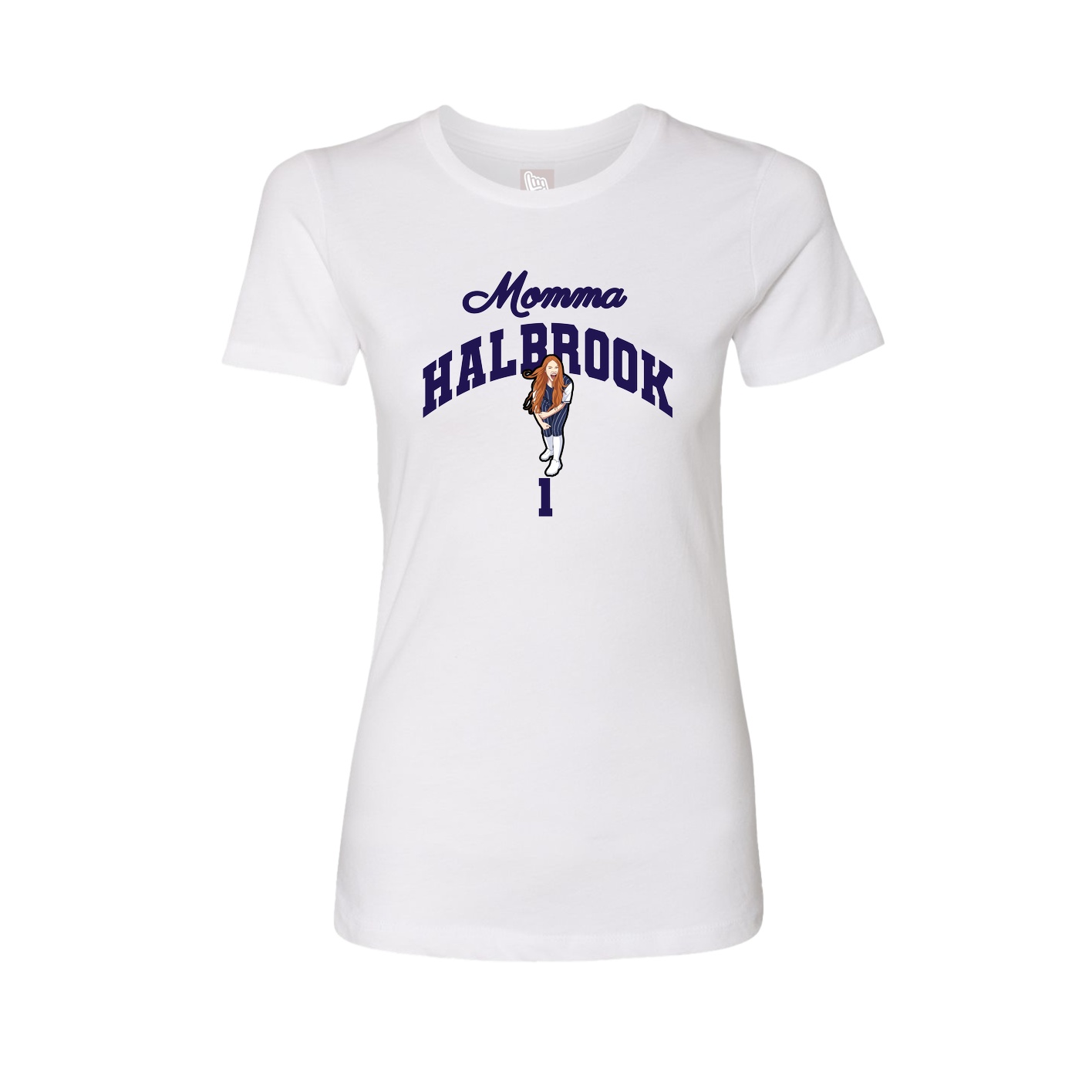 Womens Tee — Mothers Day Arch in White