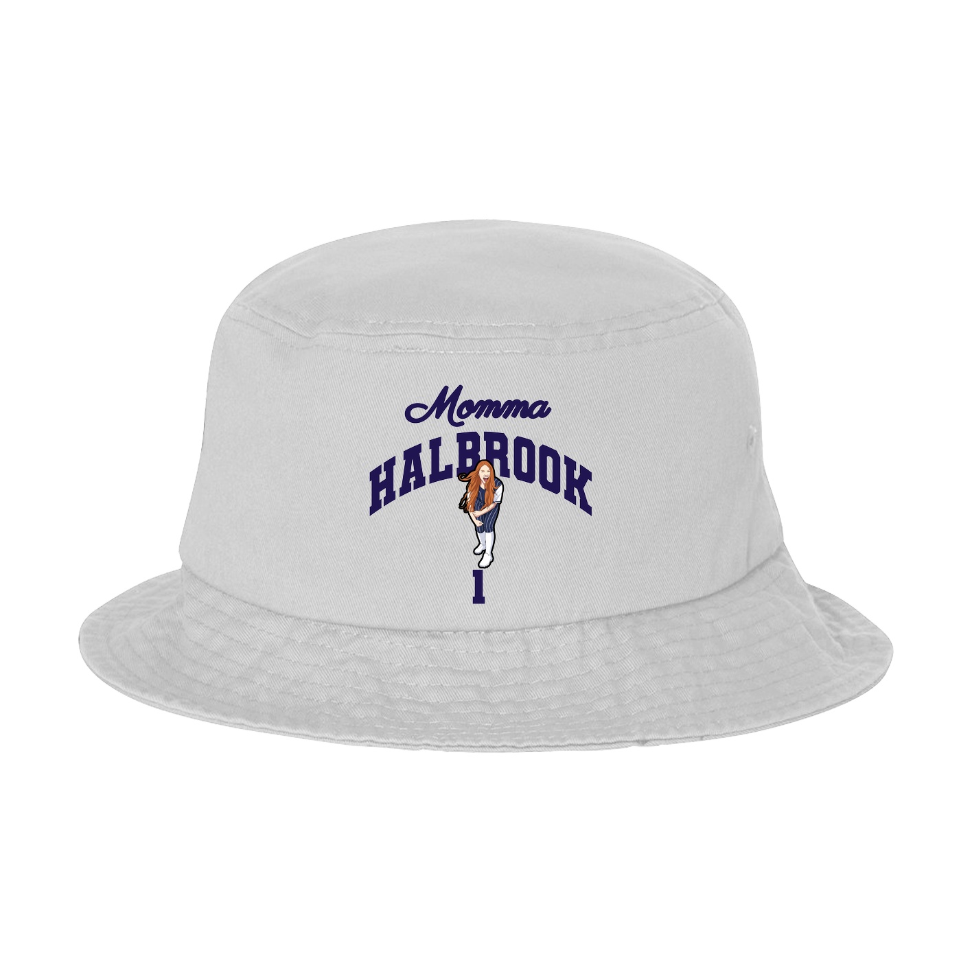 Bucket Cap — Mothers Day Arch in White