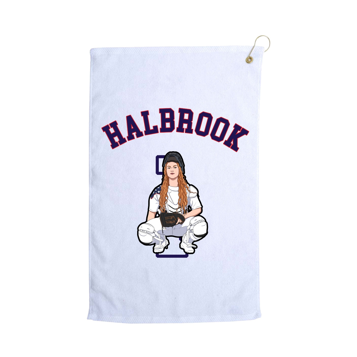Golf Towel — Shirsey Arch in White