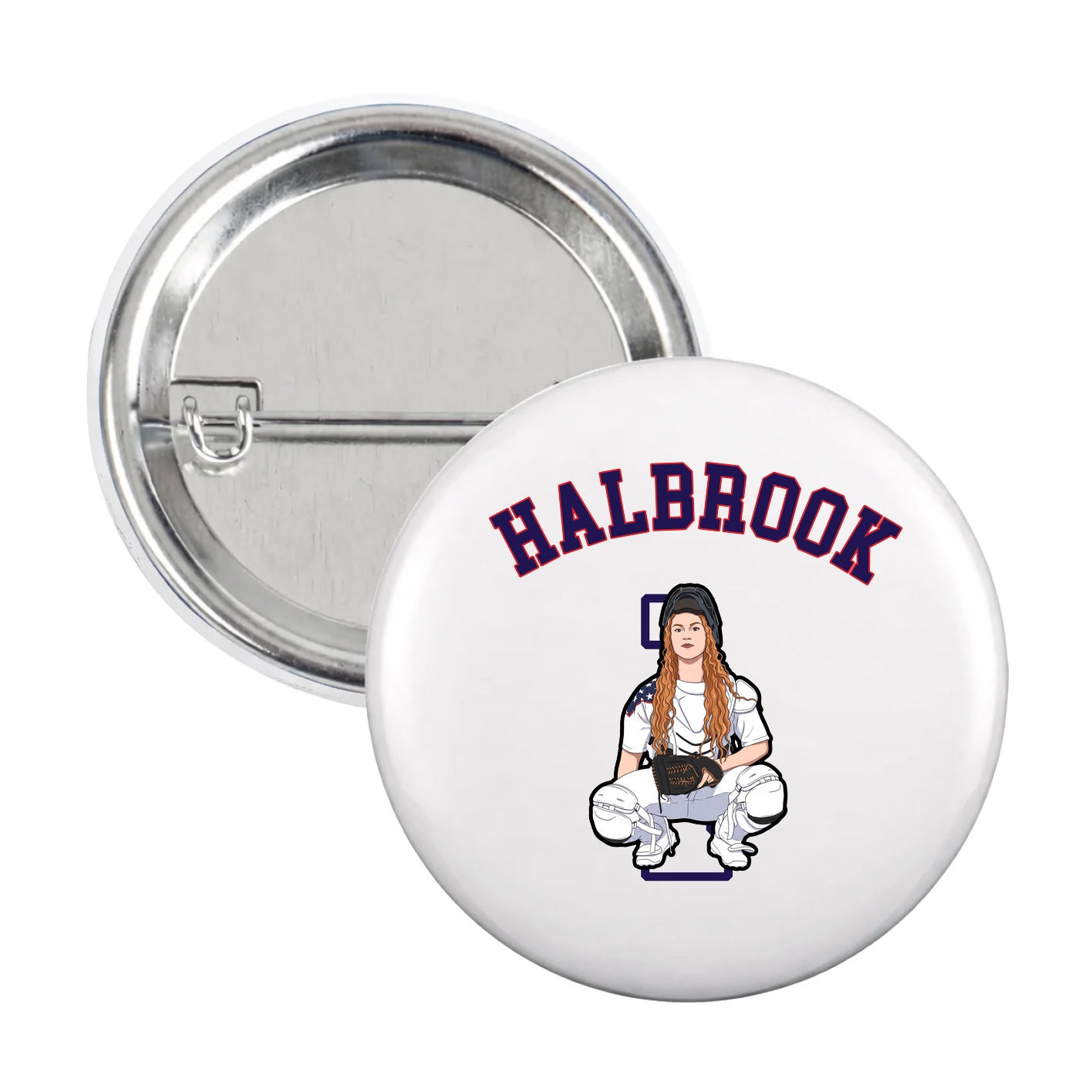 Game Day Button — Shirsey Arch in White