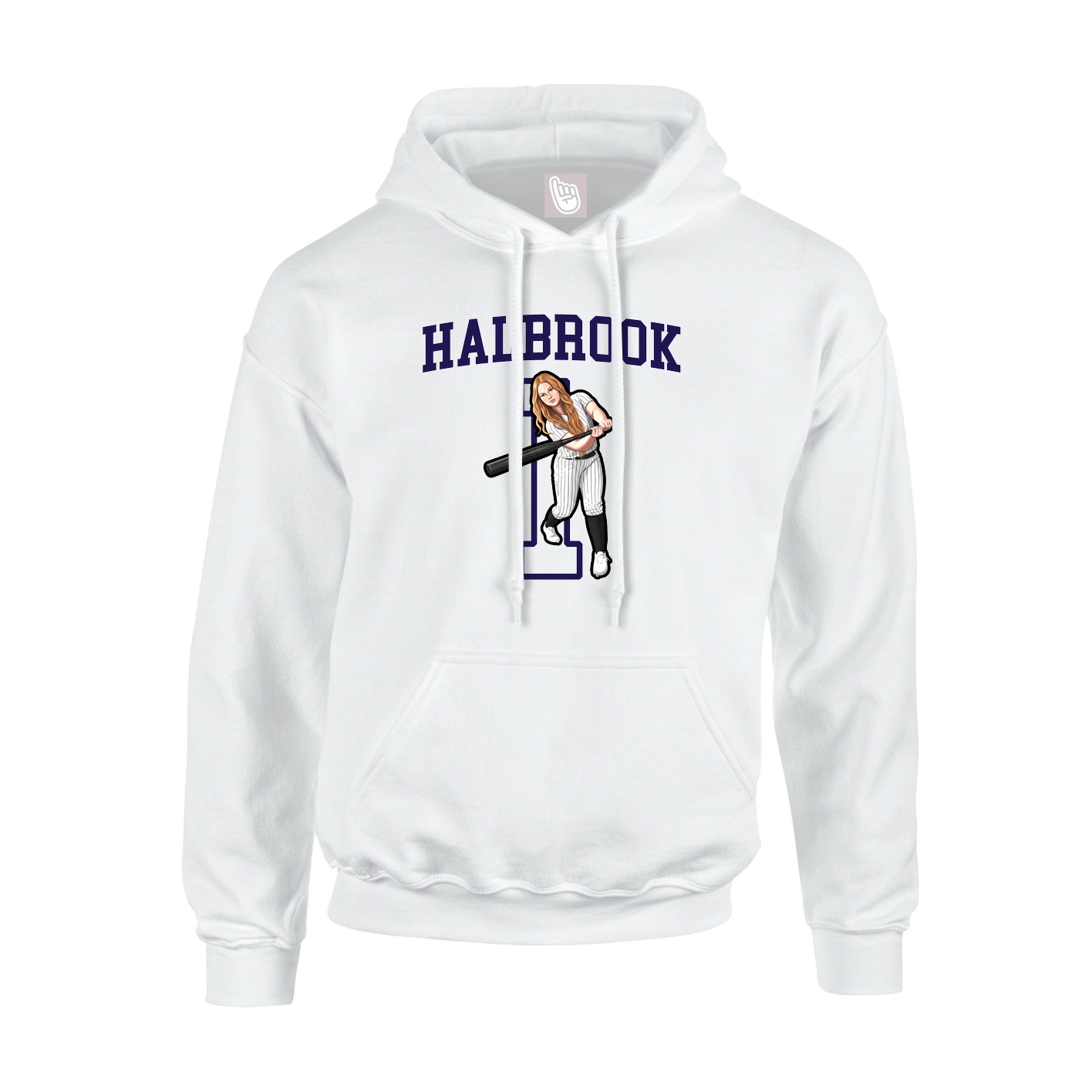 Hoodie — Shirsey in White
