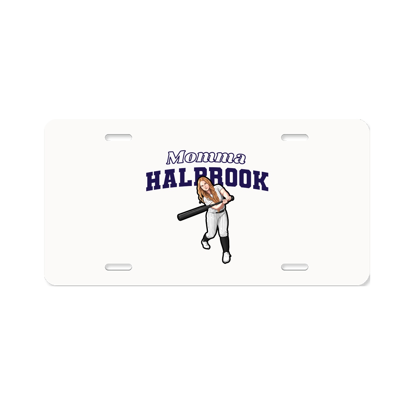 License Plate — Mothers Day Block in Classic