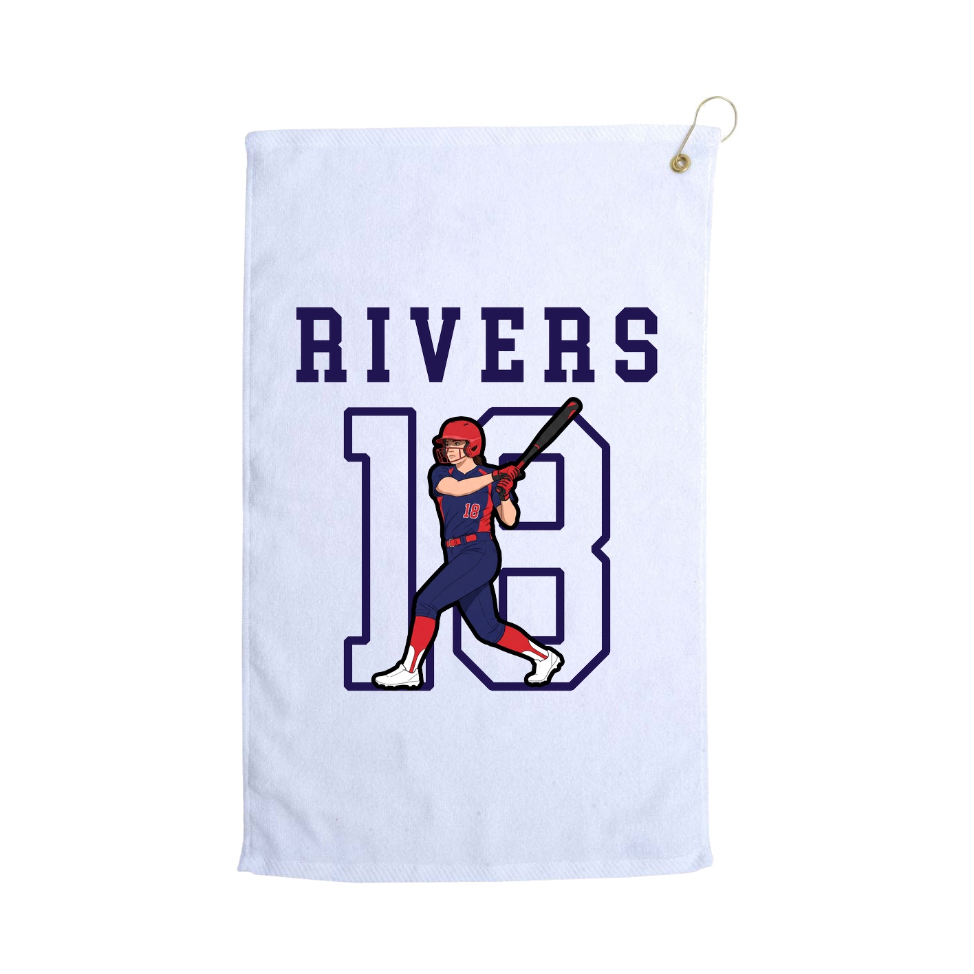 Golf Towel — Shirsey in White