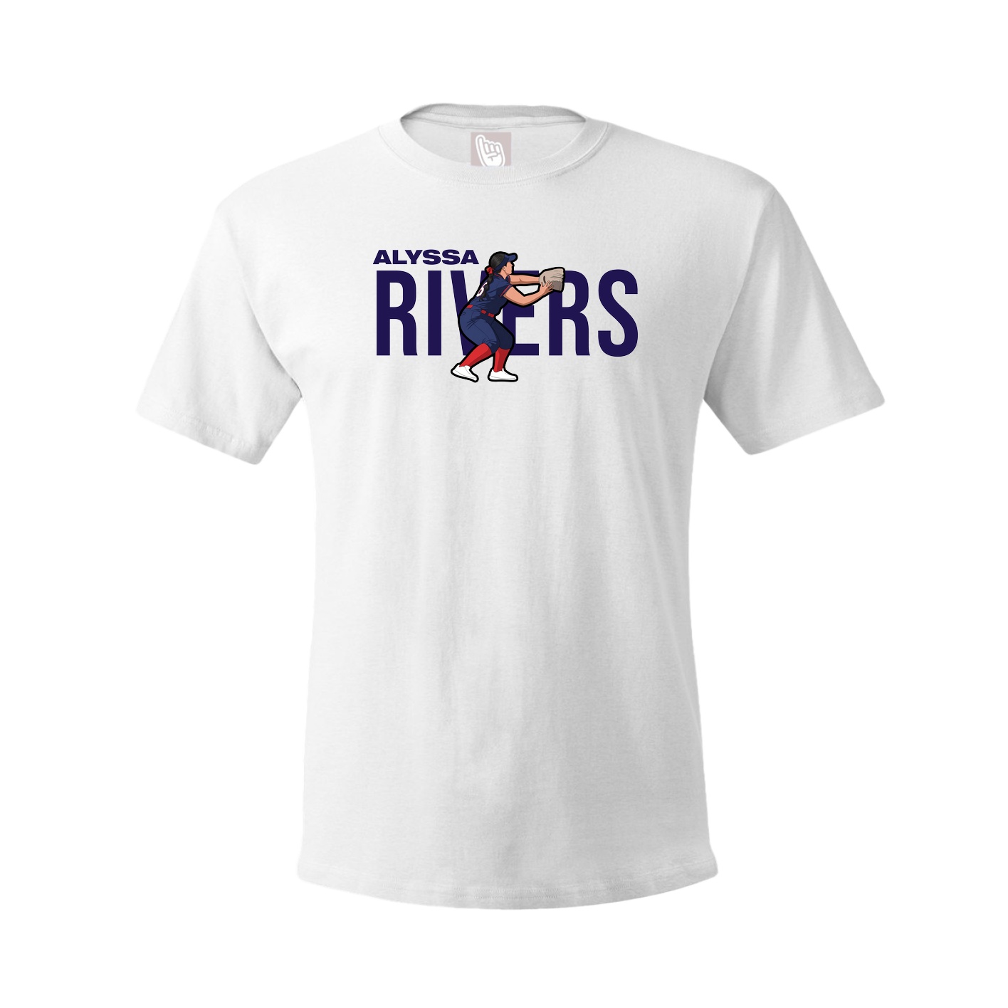 Youth Tee — Player Name in White