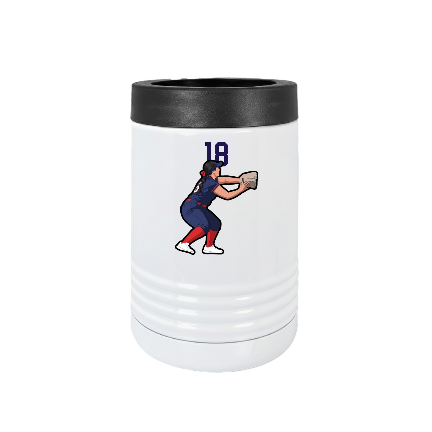 Beverage Holder — Number Top in White