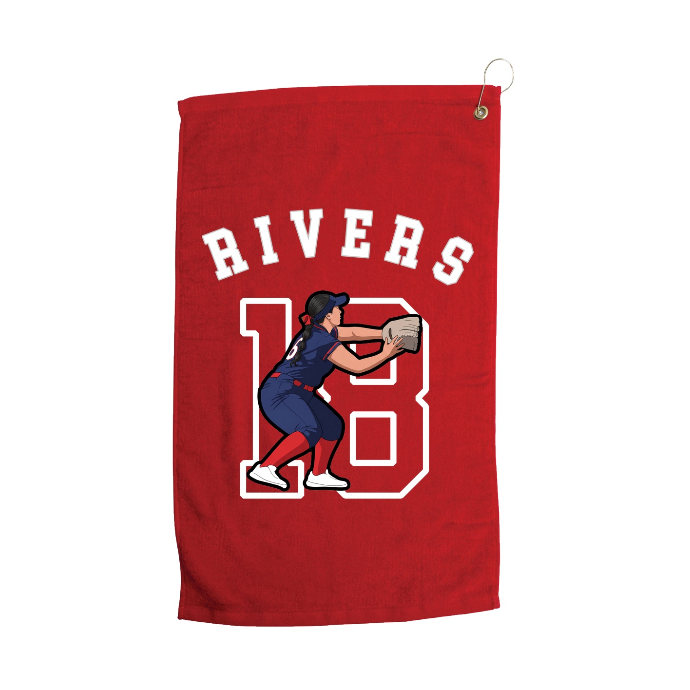 Golf Towel — Shirsey Arch in Red
