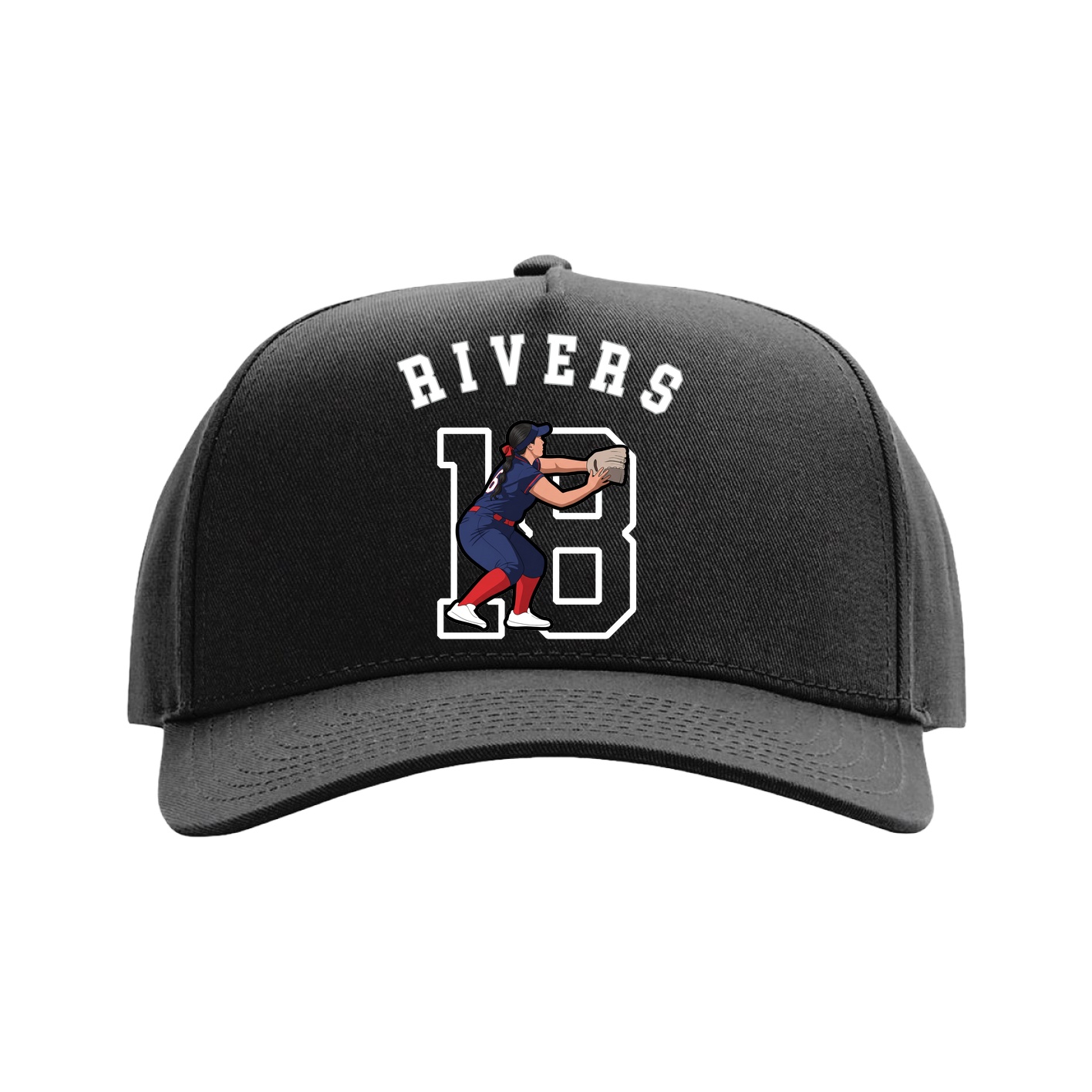 Full Fabric Five-Panel Champ Cap