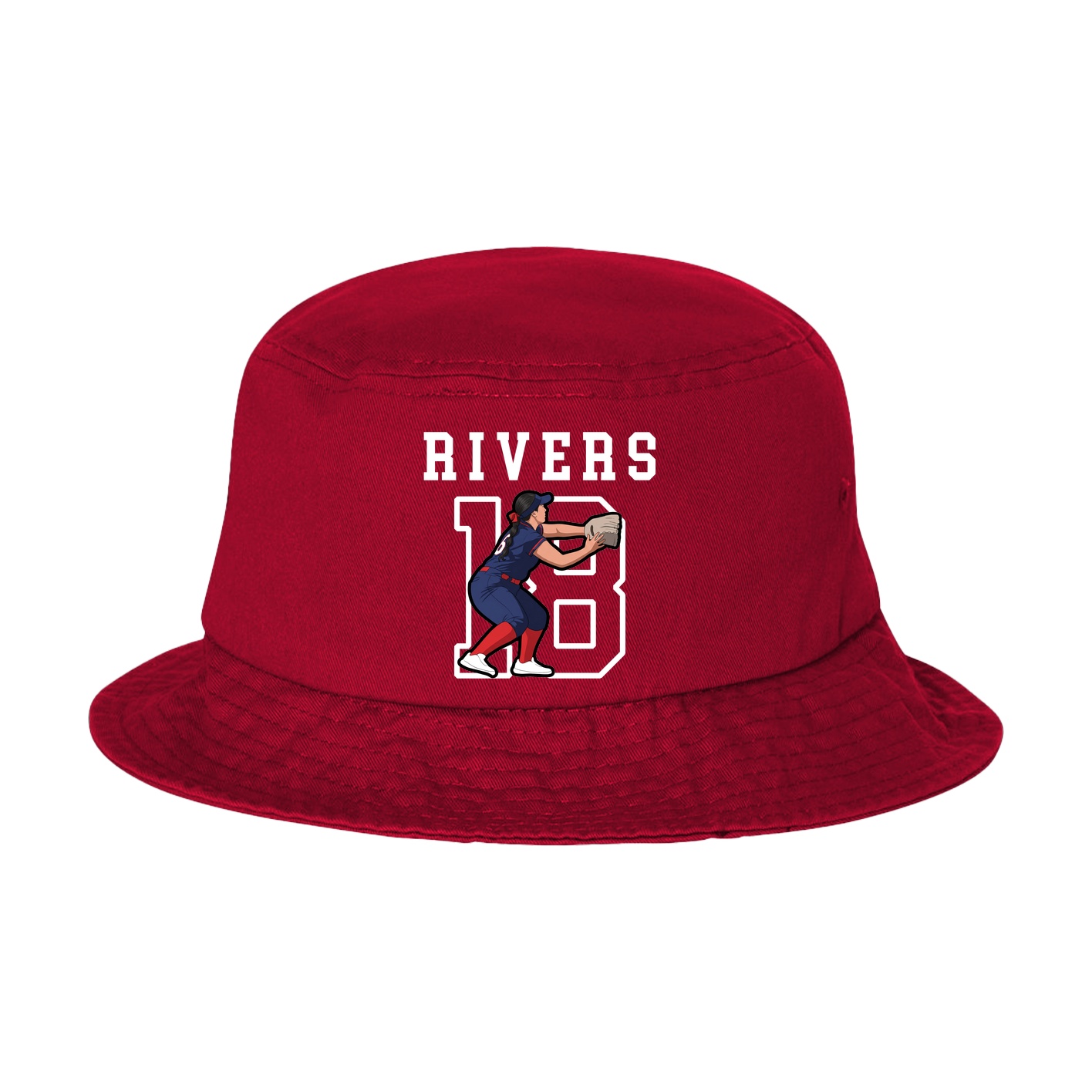 Bucket Cap — Shirsey in Red