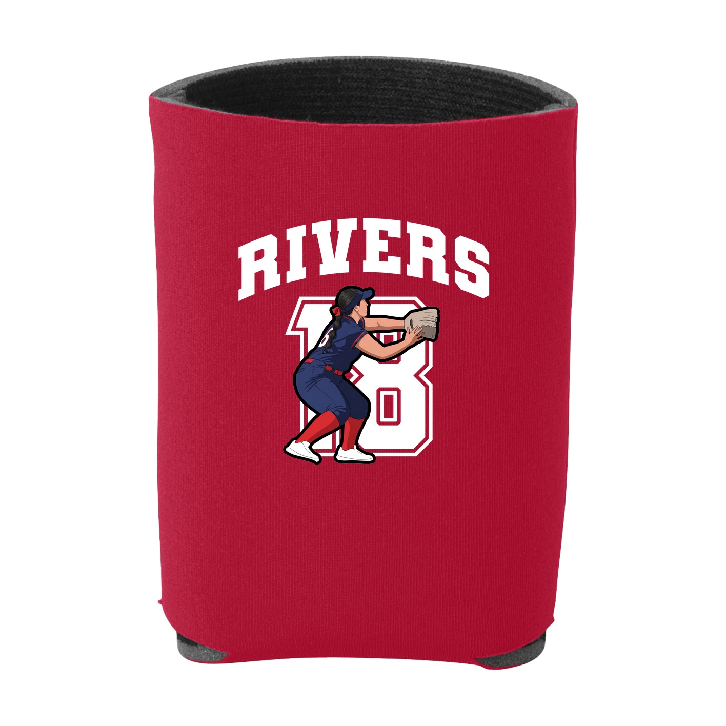 Can Holder — Number in Red