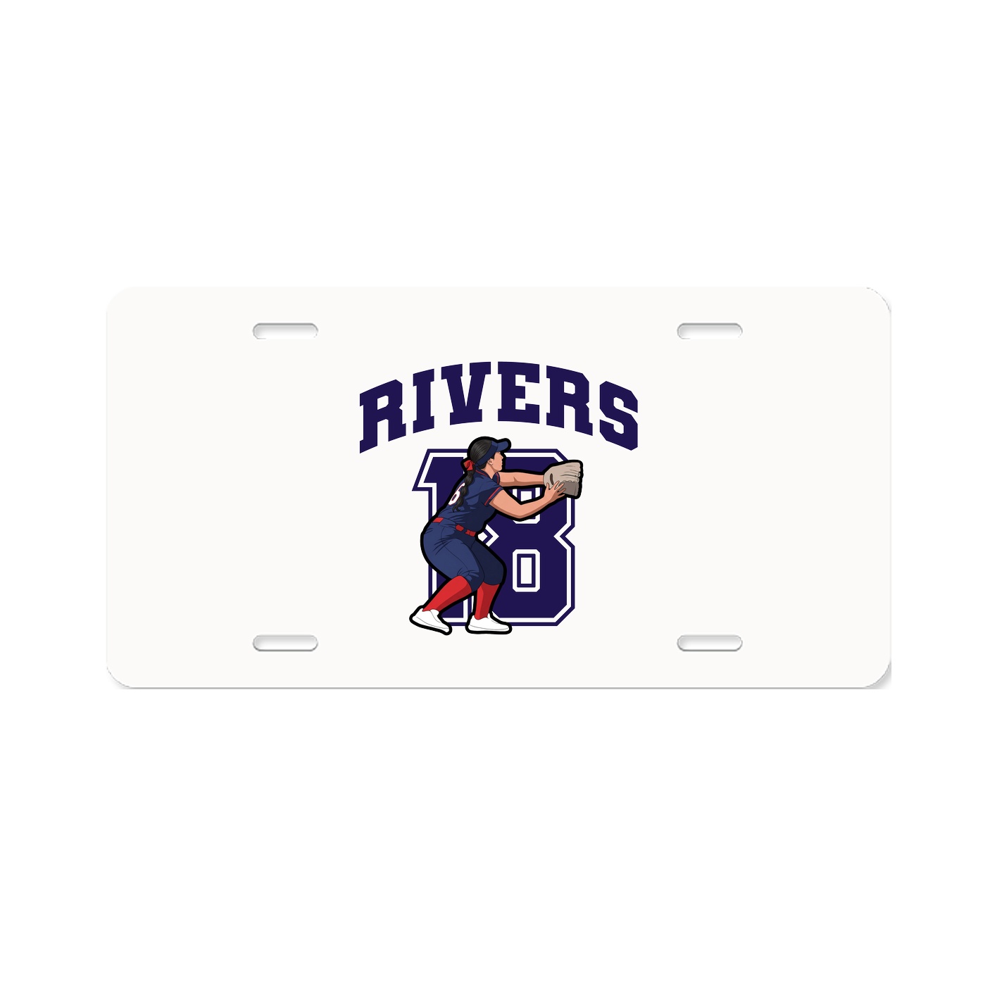 License Plate — Number in Classic