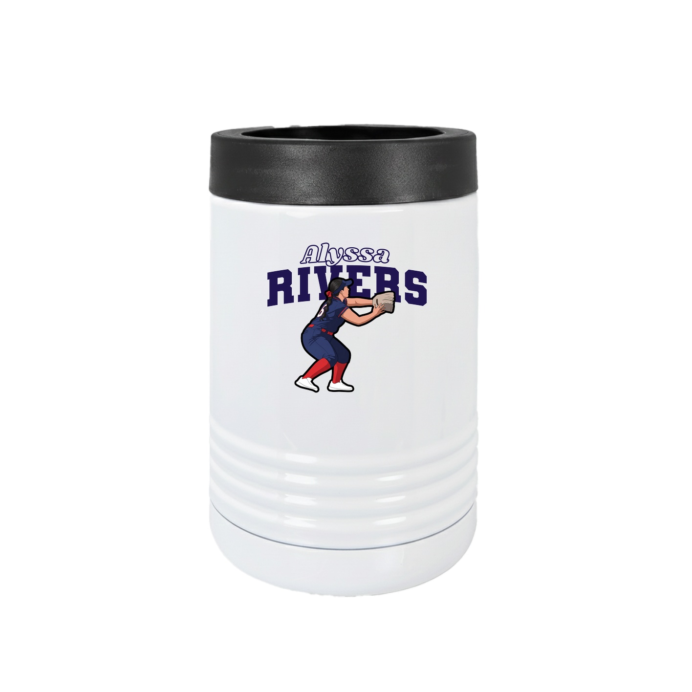 Beverage Holder — Name Arch in White