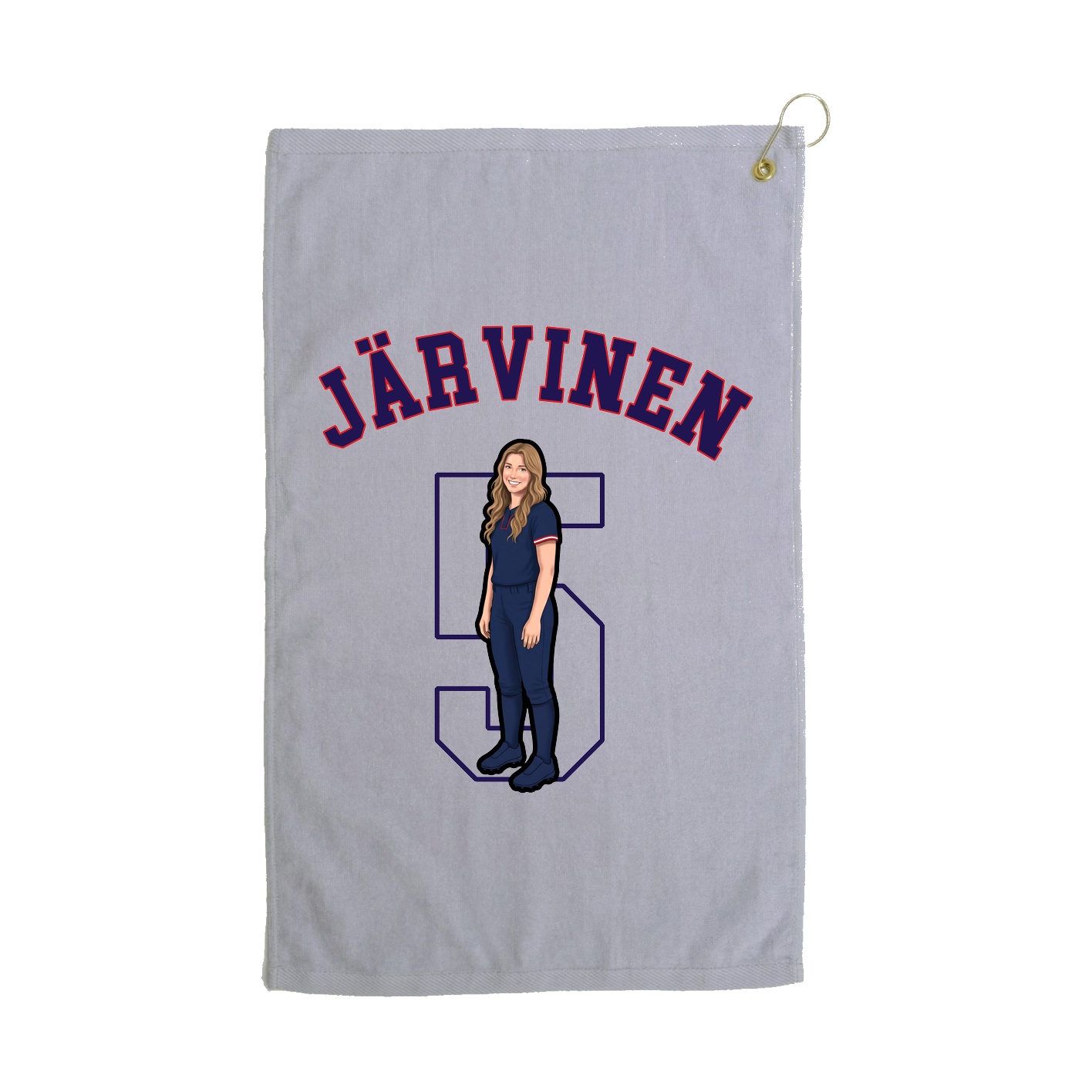 Golf Towel — Shirsey Arch in Grey
