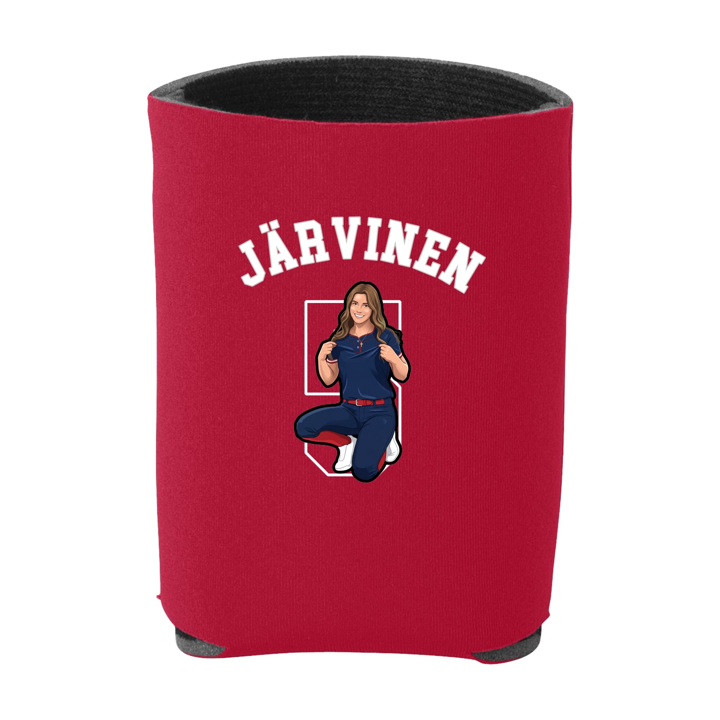 Can Holder — Shirsey Arch in Red