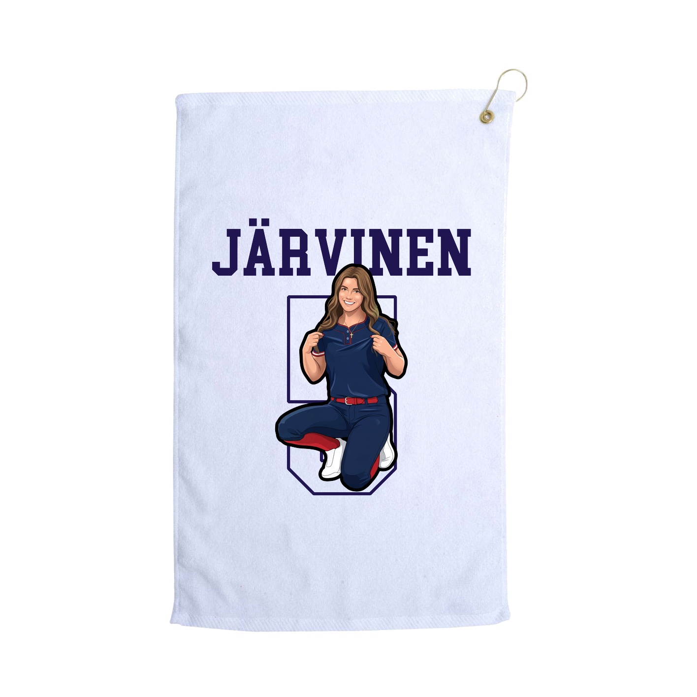 Golf Towel — Shirsey in White